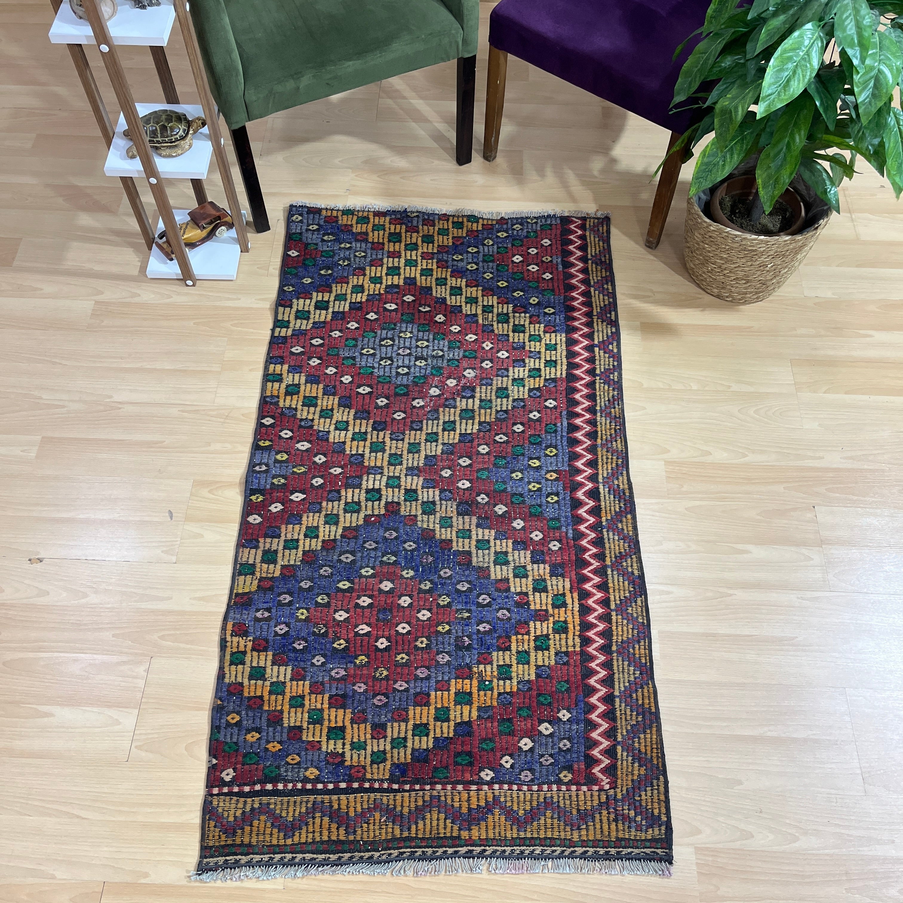 Authentic Handwoven Turkish Kilim
