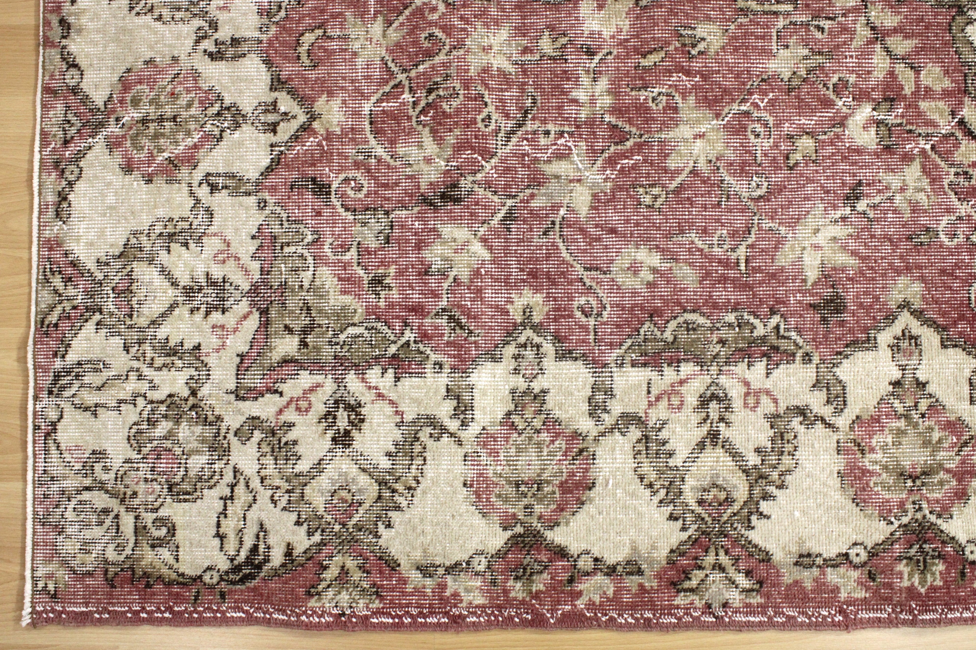 El Dokuma Anadolu Kök Boya Yün Halı