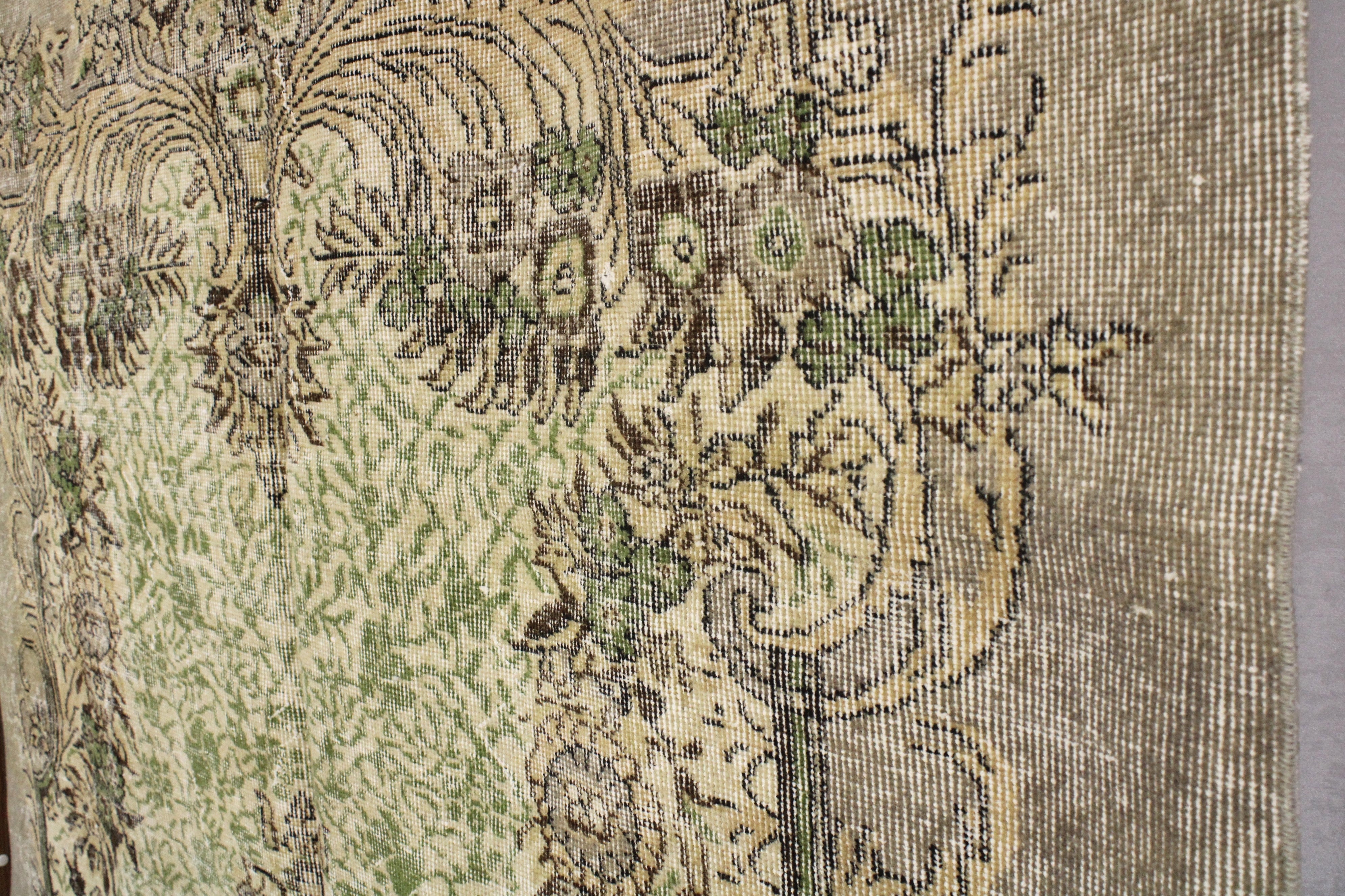 El Dokuma Anadolu Kök Boya Yün Halı