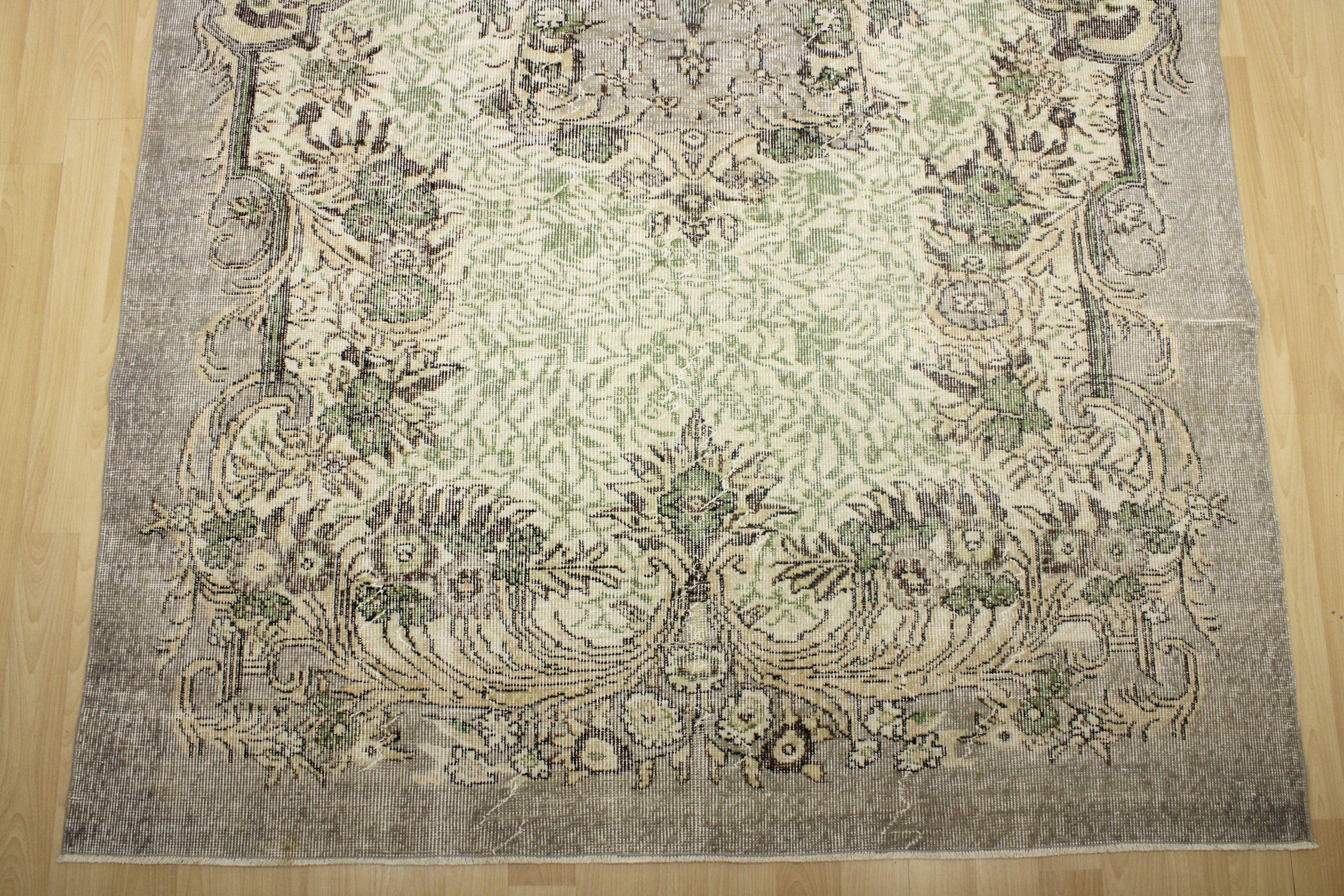 El Dokuma Anadolu Kök Boya Yün Halı