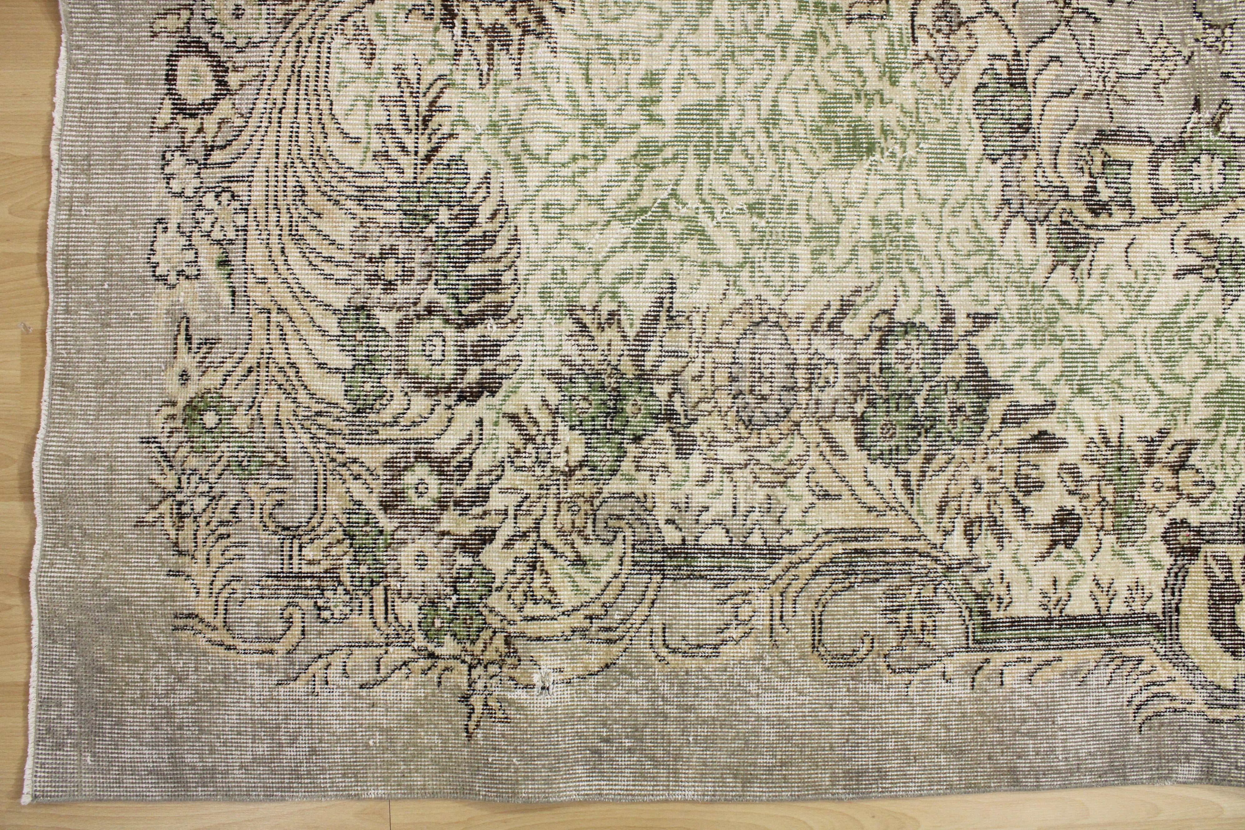 El Dokuma Anadolu Kök Boya Yün Halı