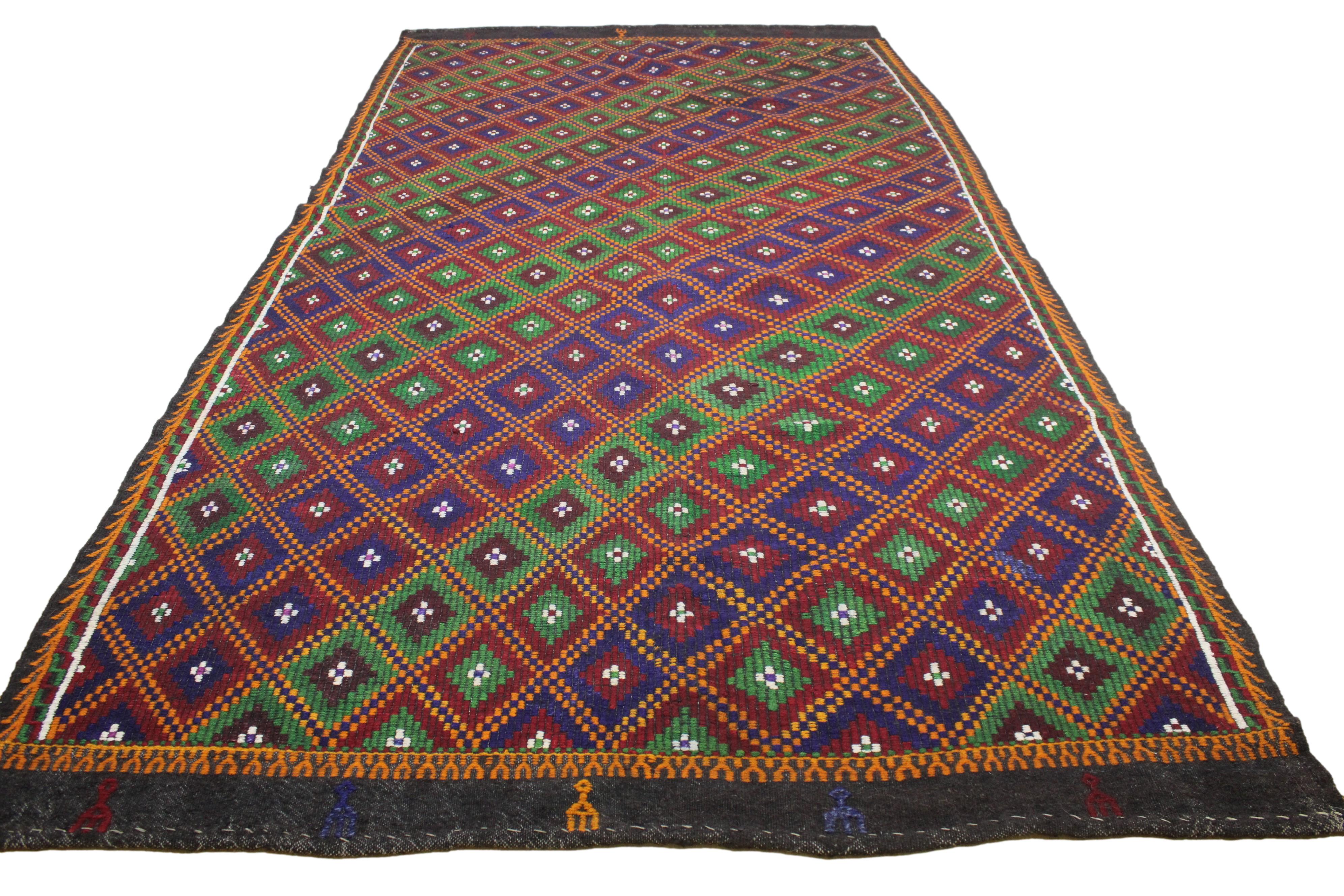Authentic Handwoven Turkish Kilim