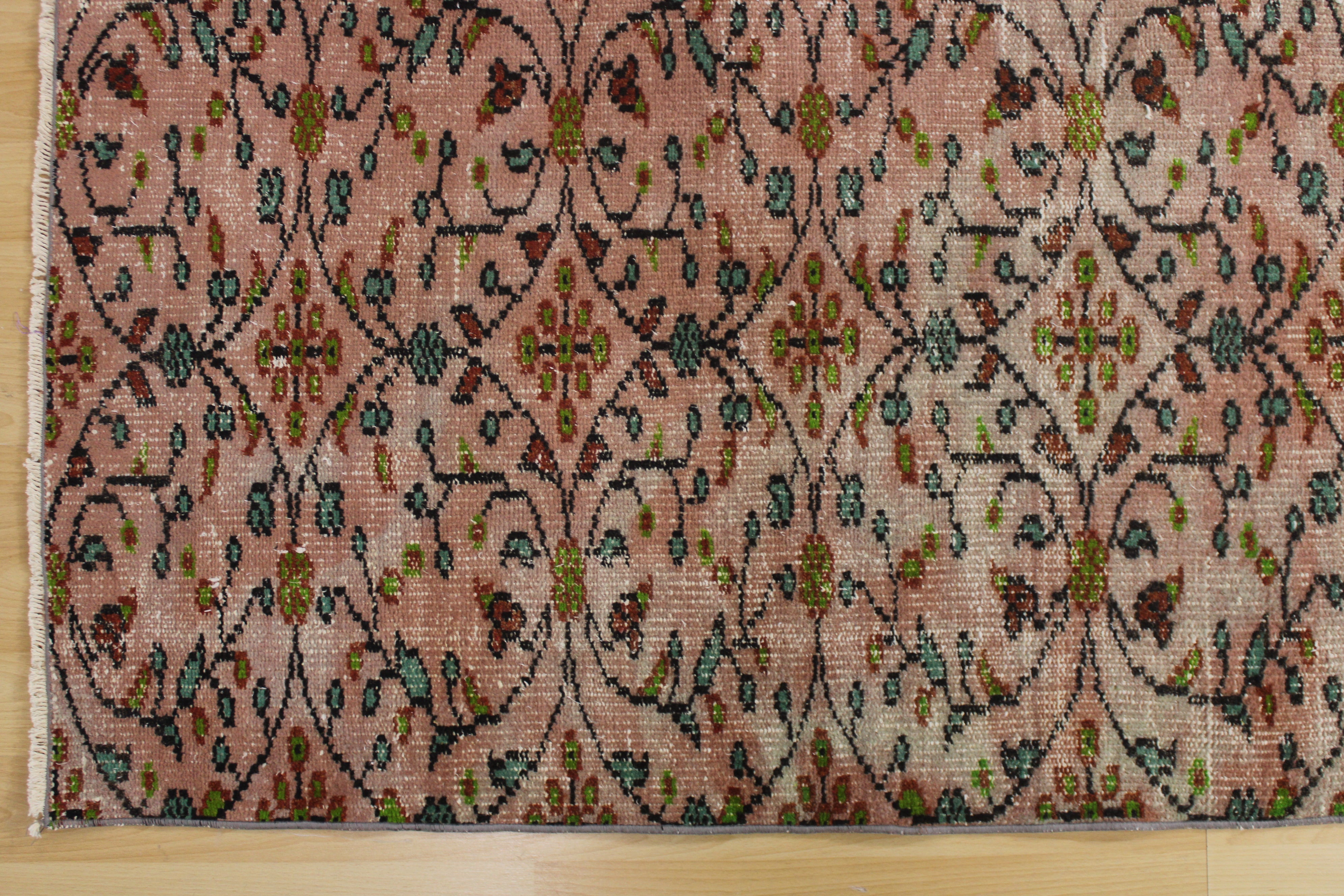 El Dokuma Anadolu Kök Boya Yün Halı