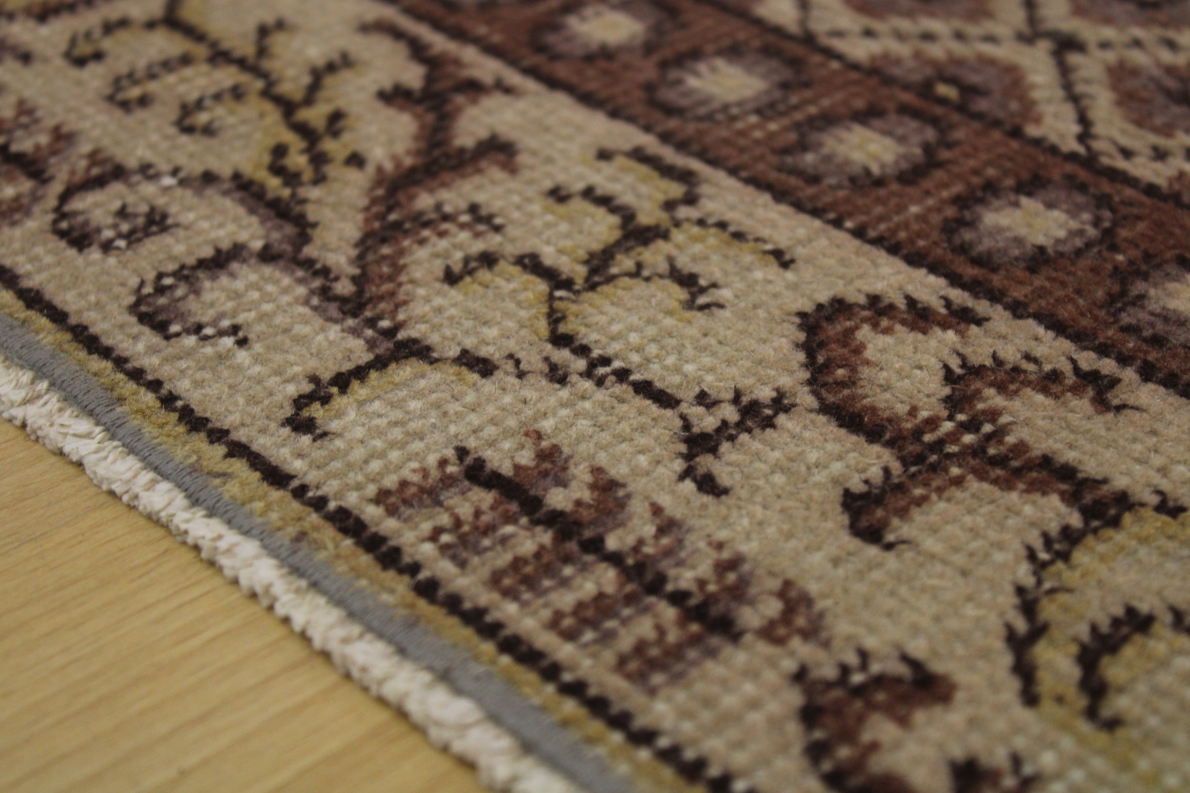 Turkish Vintage Hand-Knotted Wool Rug