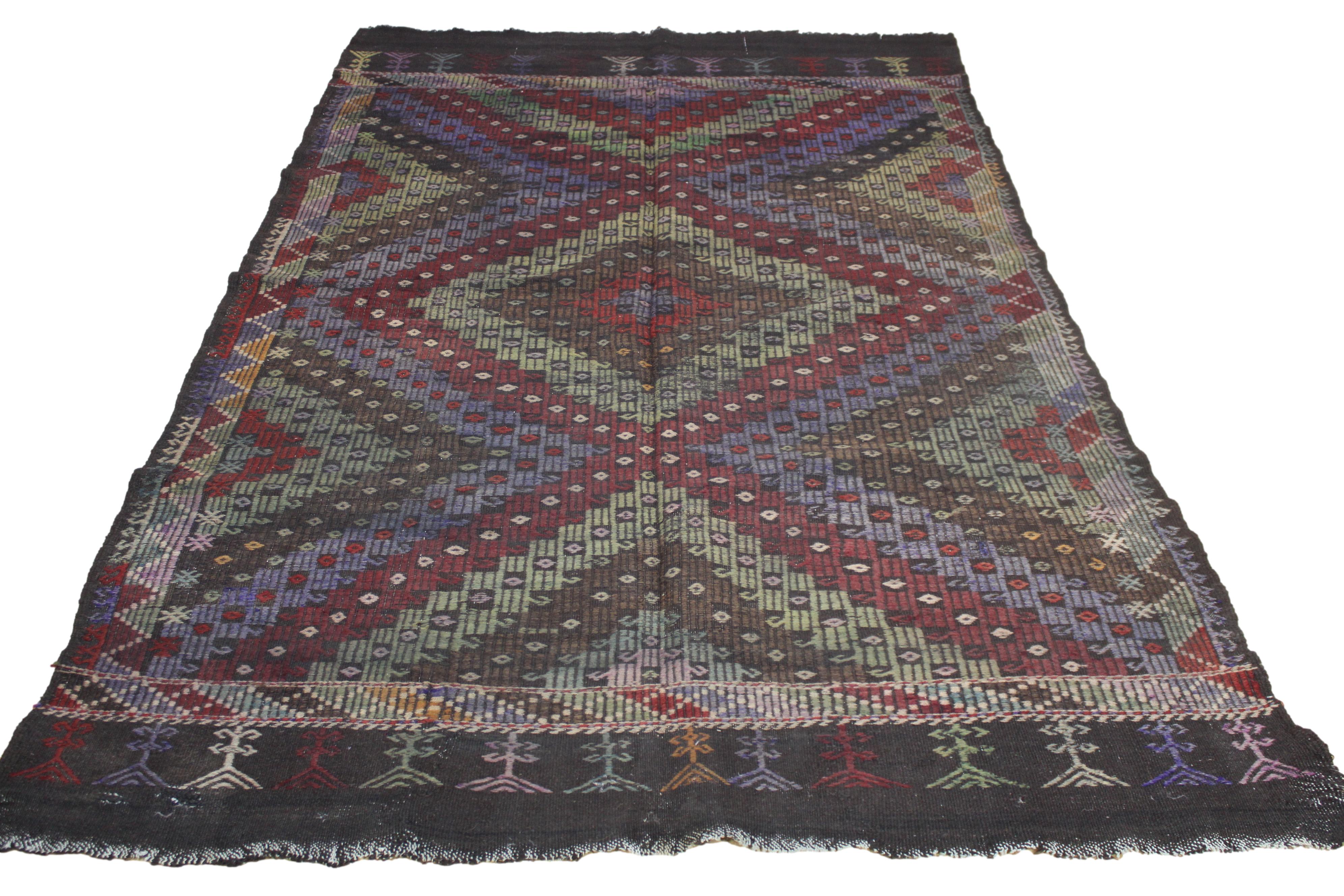 Authentic Handwoven Turkish Kilim