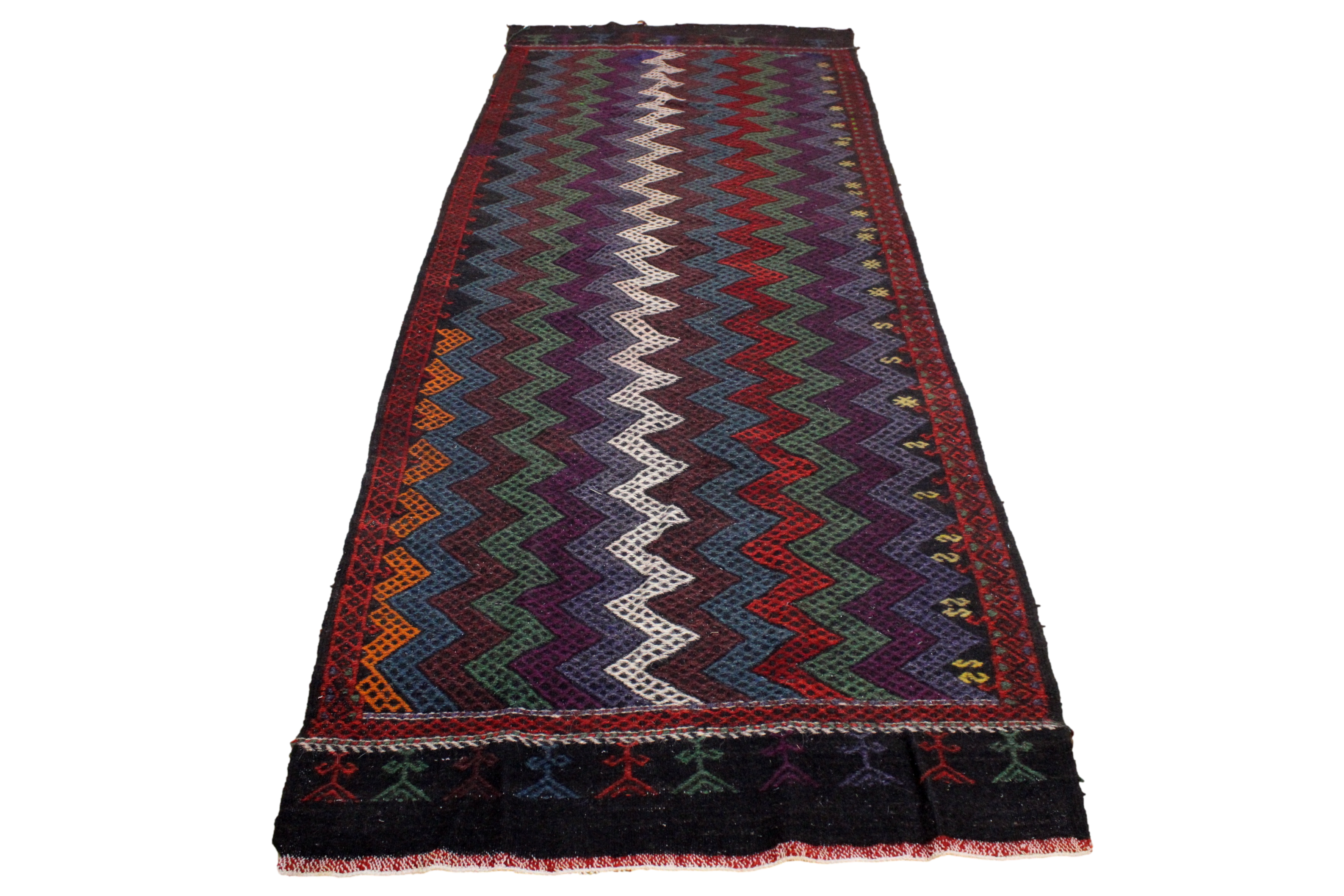Authentic Handwoven Turkish Runner Kilim