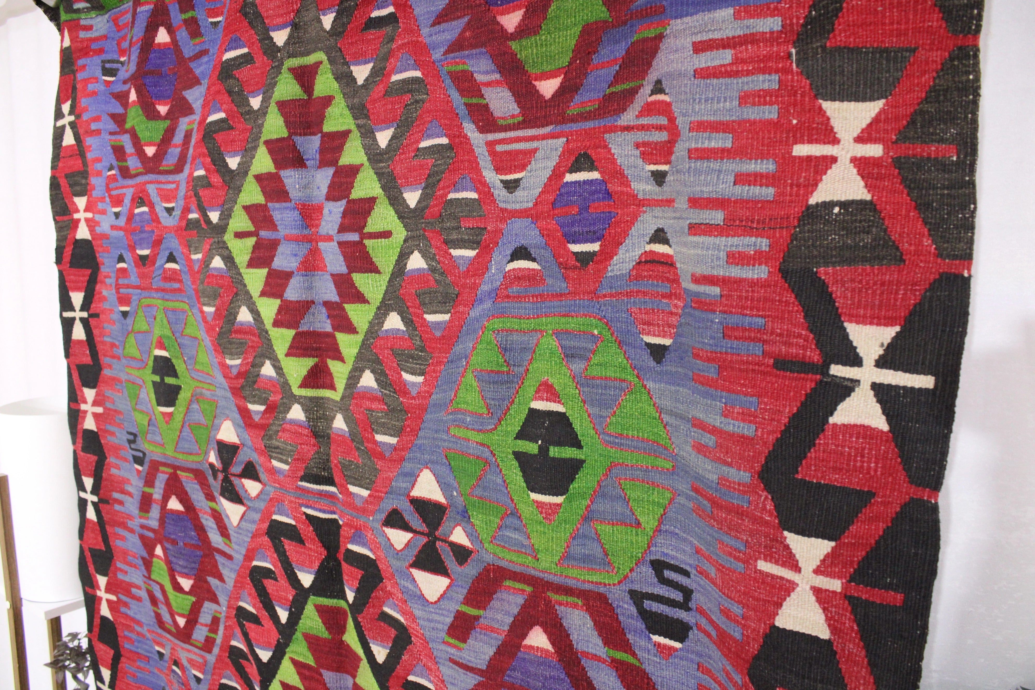 Authentic Handwoven Turkish Kilim