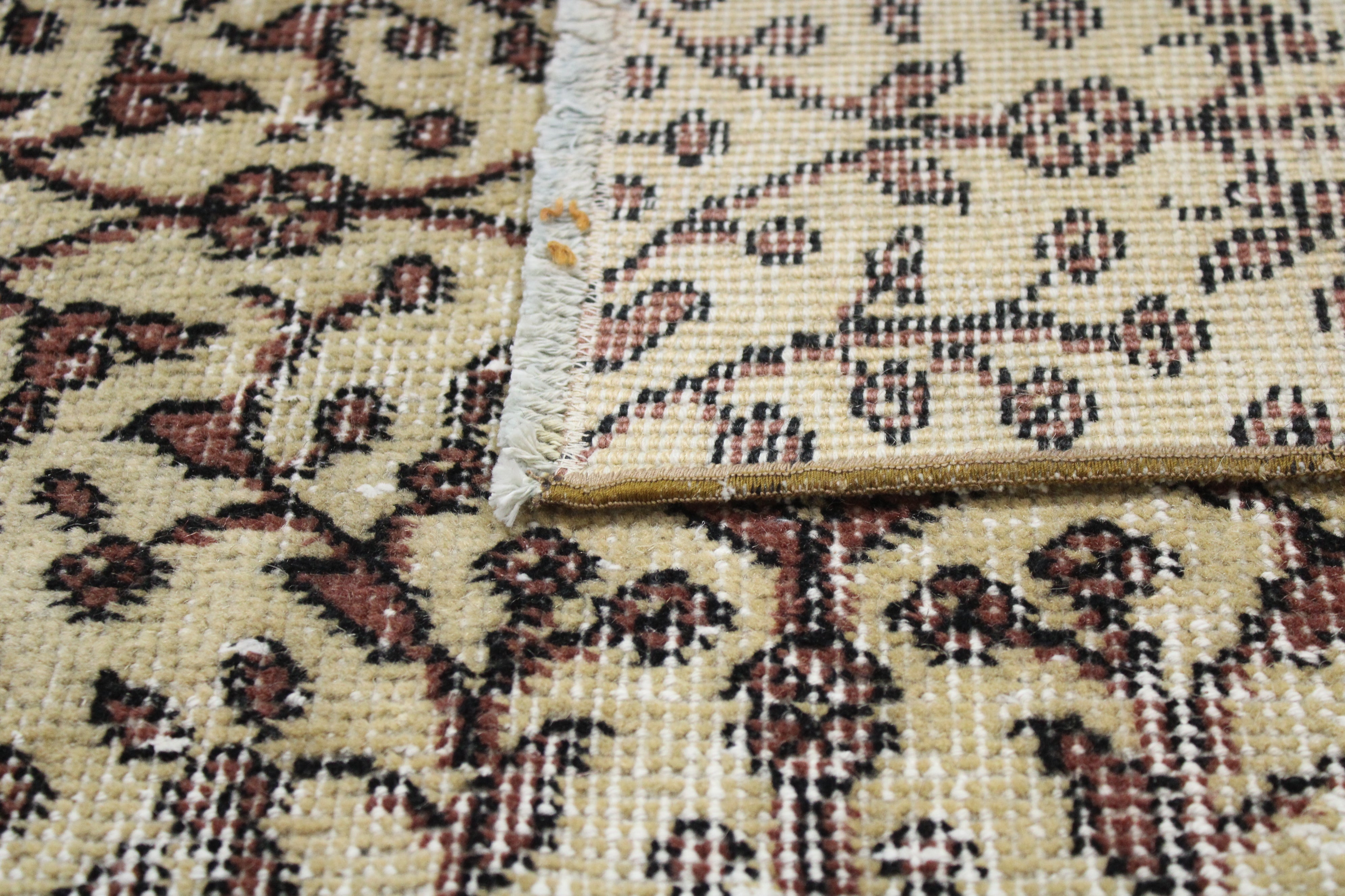 El Dokuma Anadolu Kök Boya Yün Halı