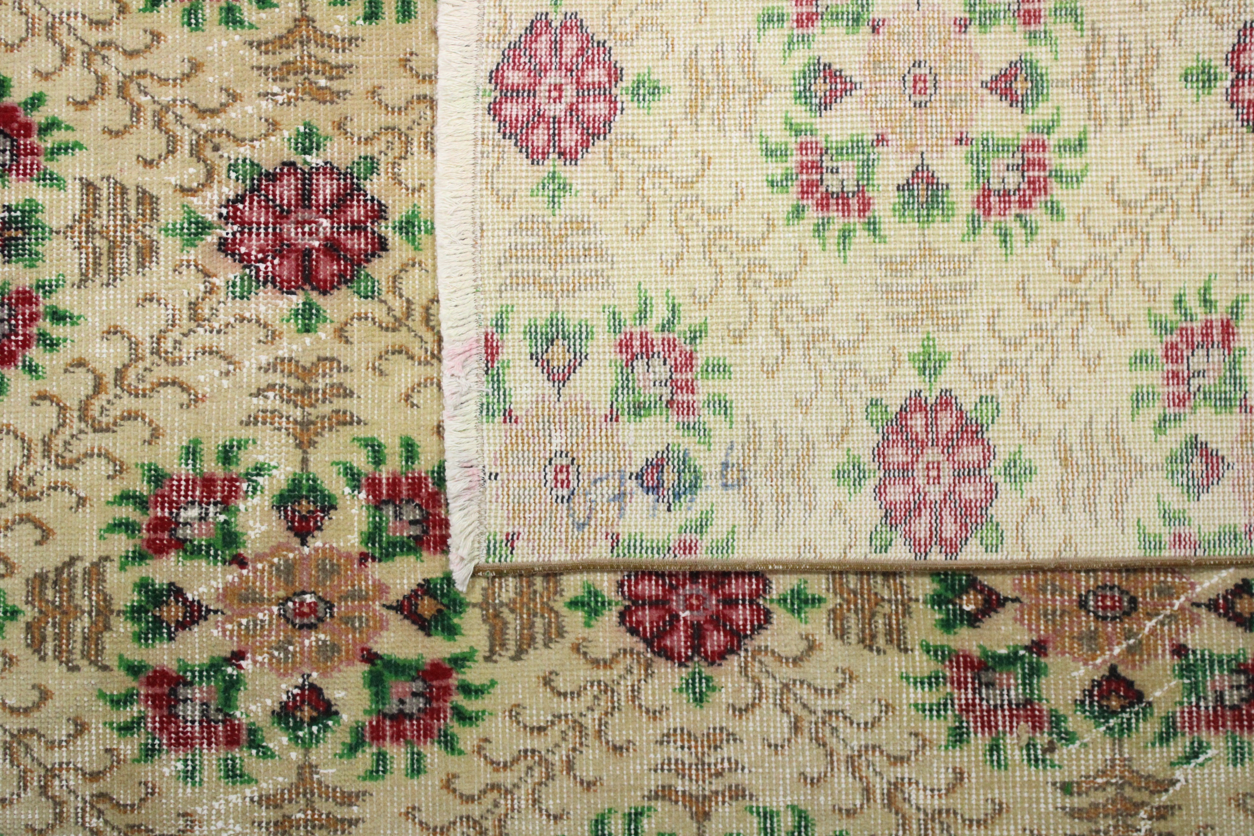 El Dokuma Anadolu Kök Boya Yün Halı