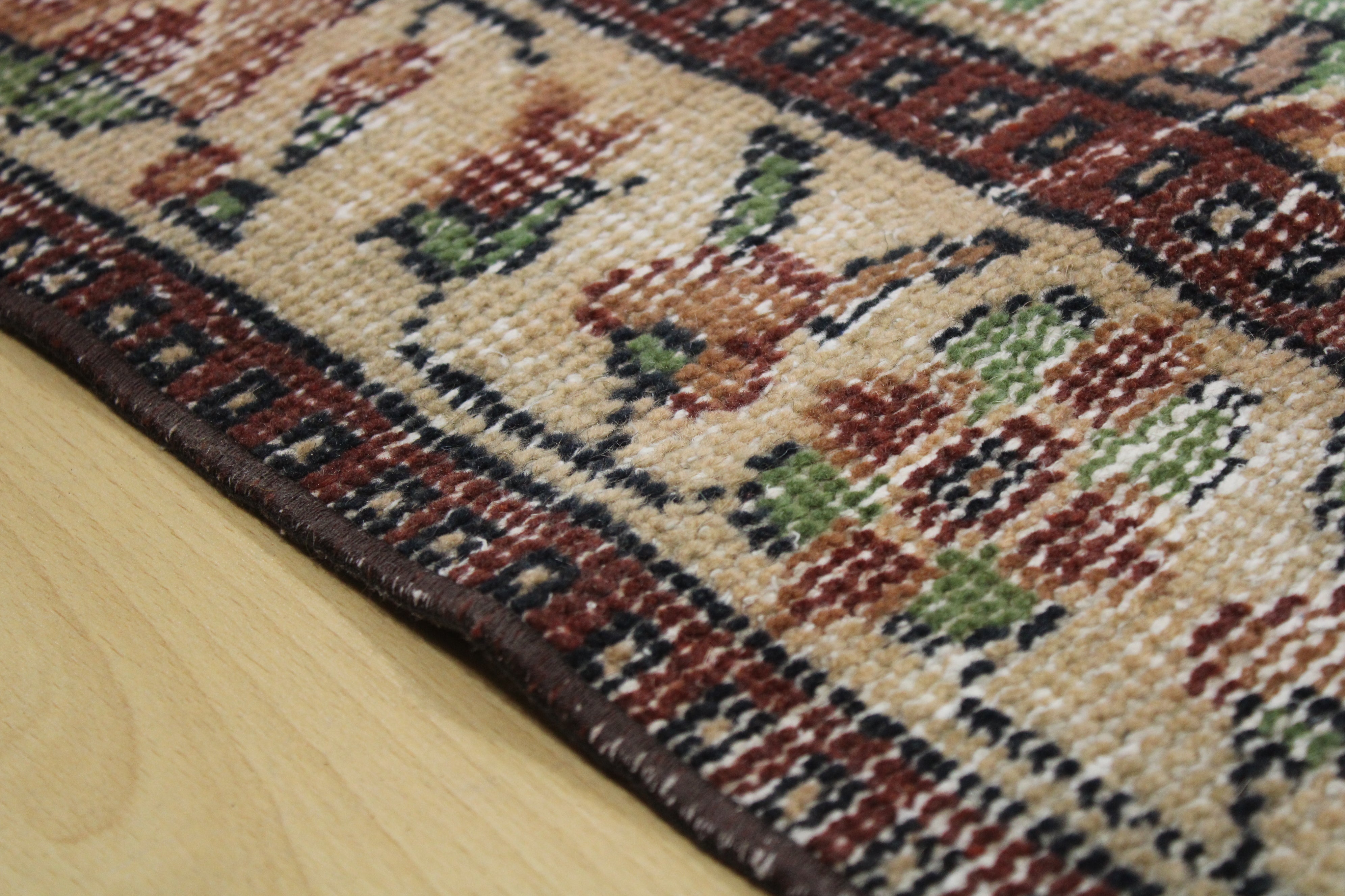 Turkish Vintage Hand-Knotted Wool Rug