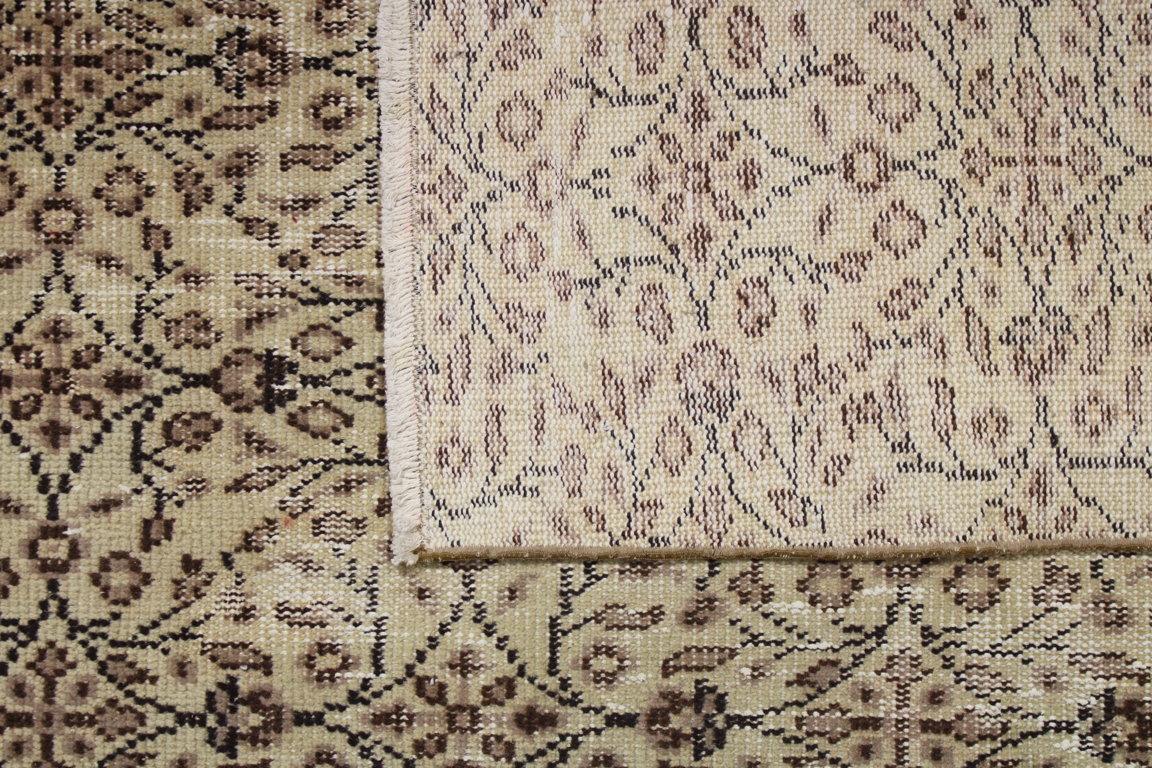 El Dokuma Anadolu Kök Boya Yün Halı