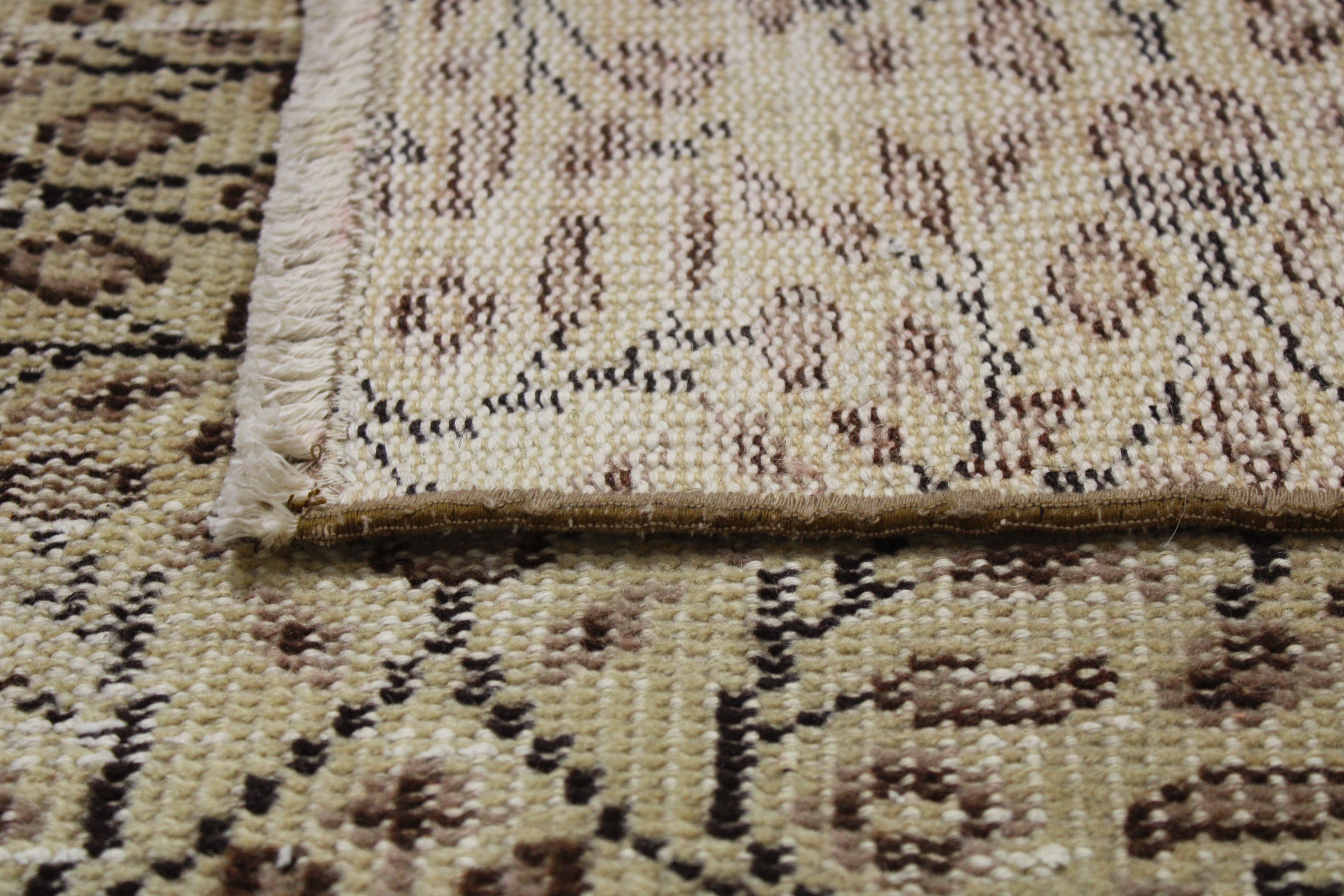 El Dokuma Anadolu Kök Boya Yün Halı