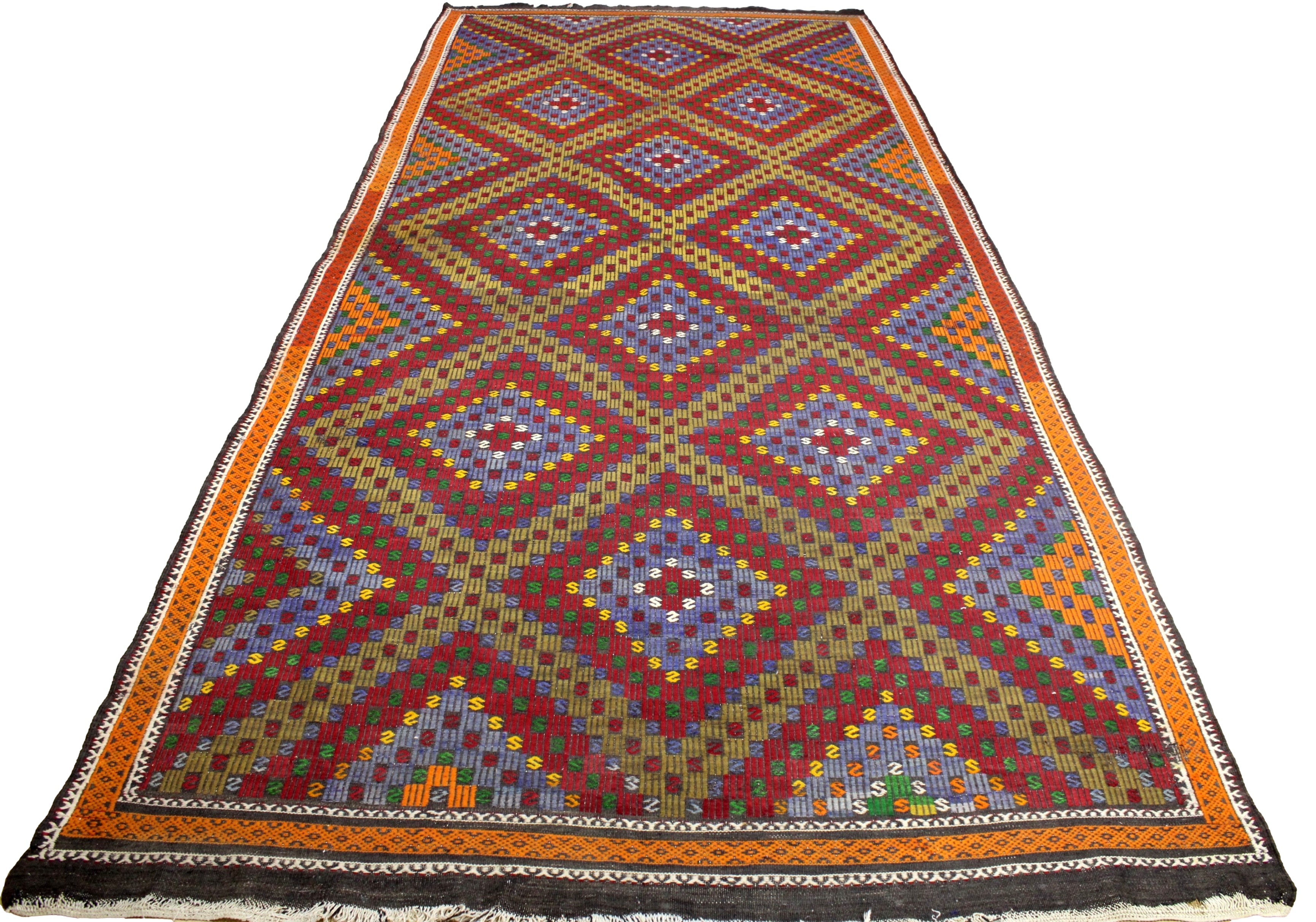 Authentic Handwoven Turkish Runner Kilim