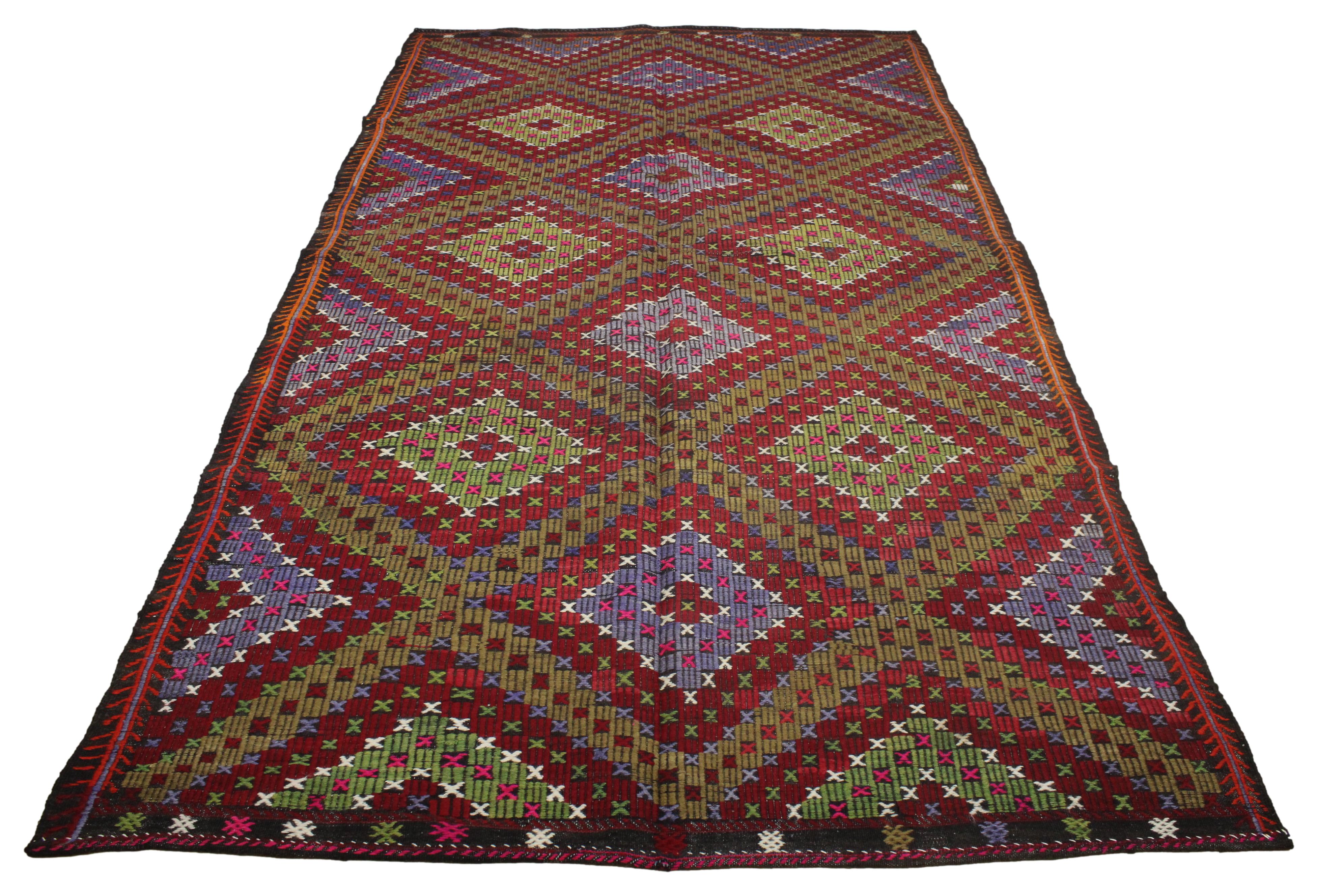 Authentic Handwoven Turkish Kilim