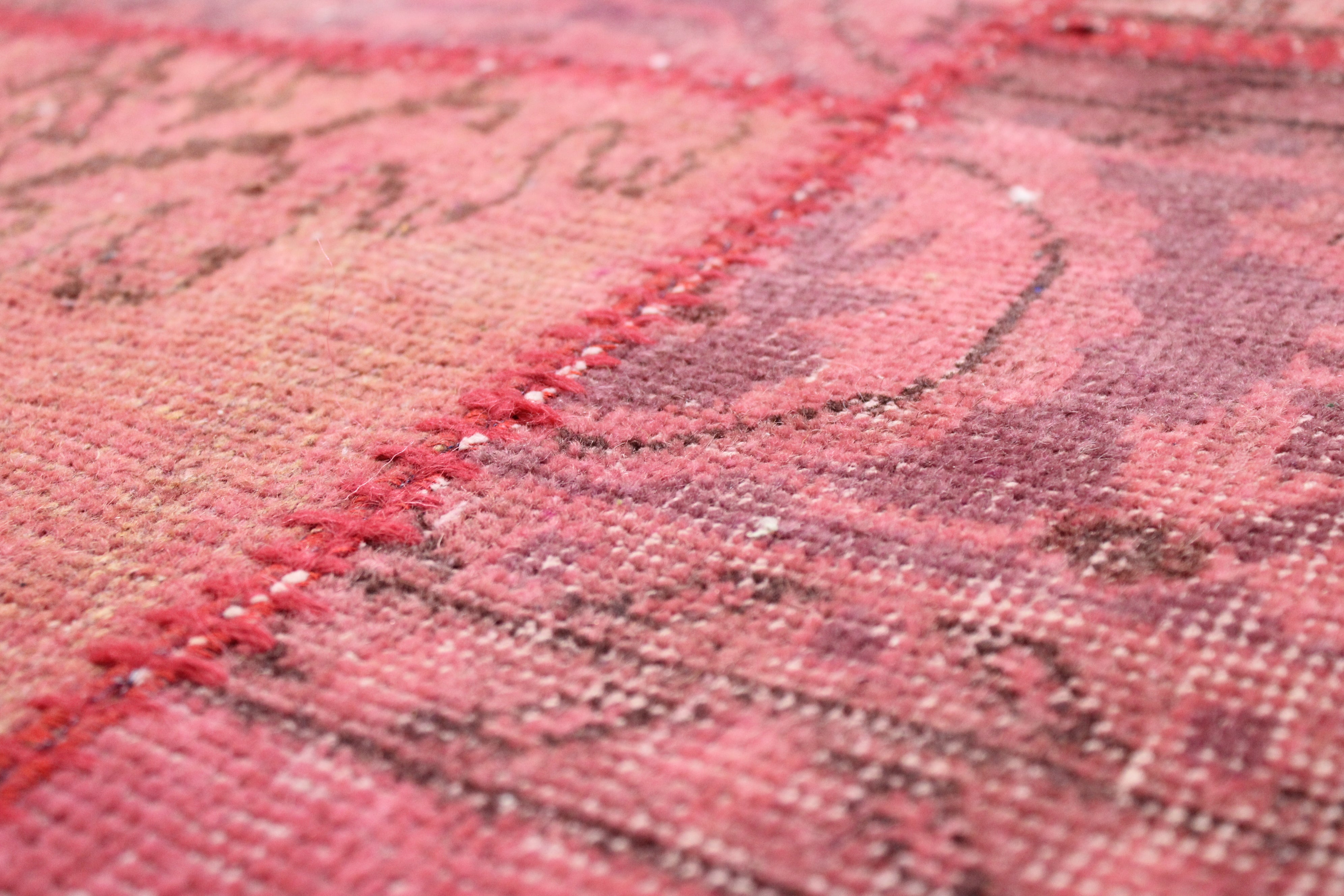 Turkish Patchwork Hand-Knotted Wool Rug