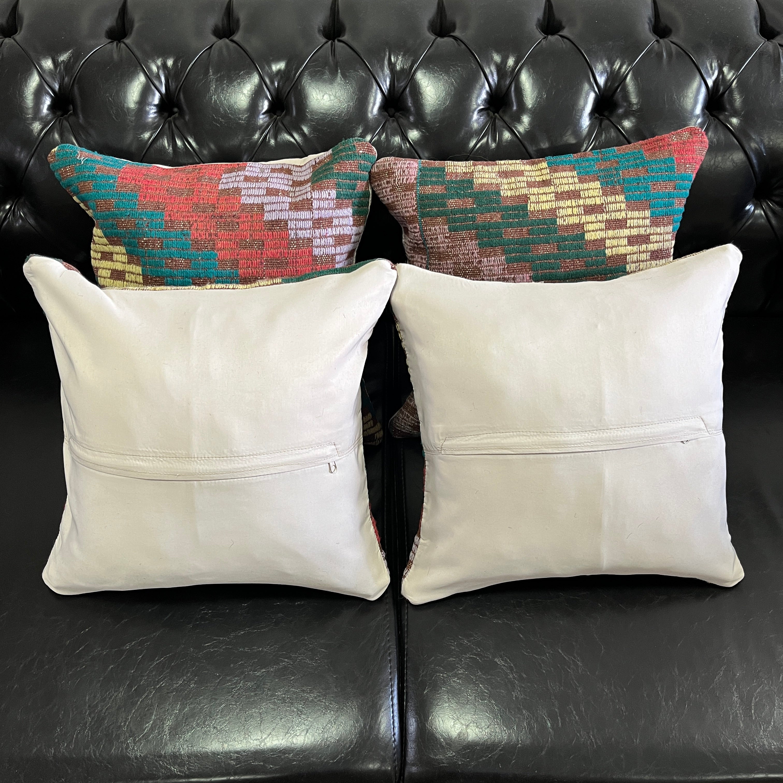 El Yapımı Otantik Yastık Kılıfı Seti