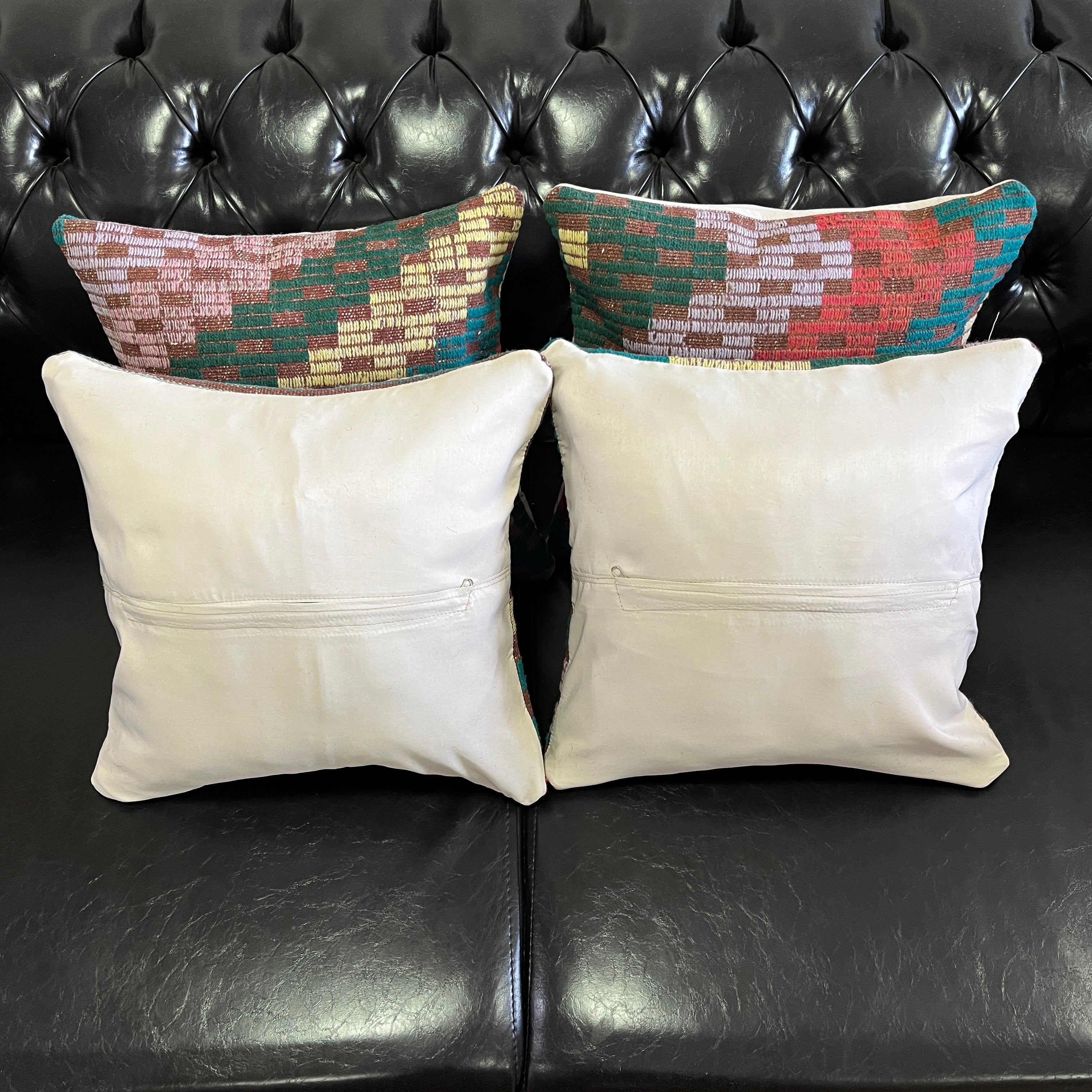 El Yapımı Otantik Yastık Kılıfı Seti