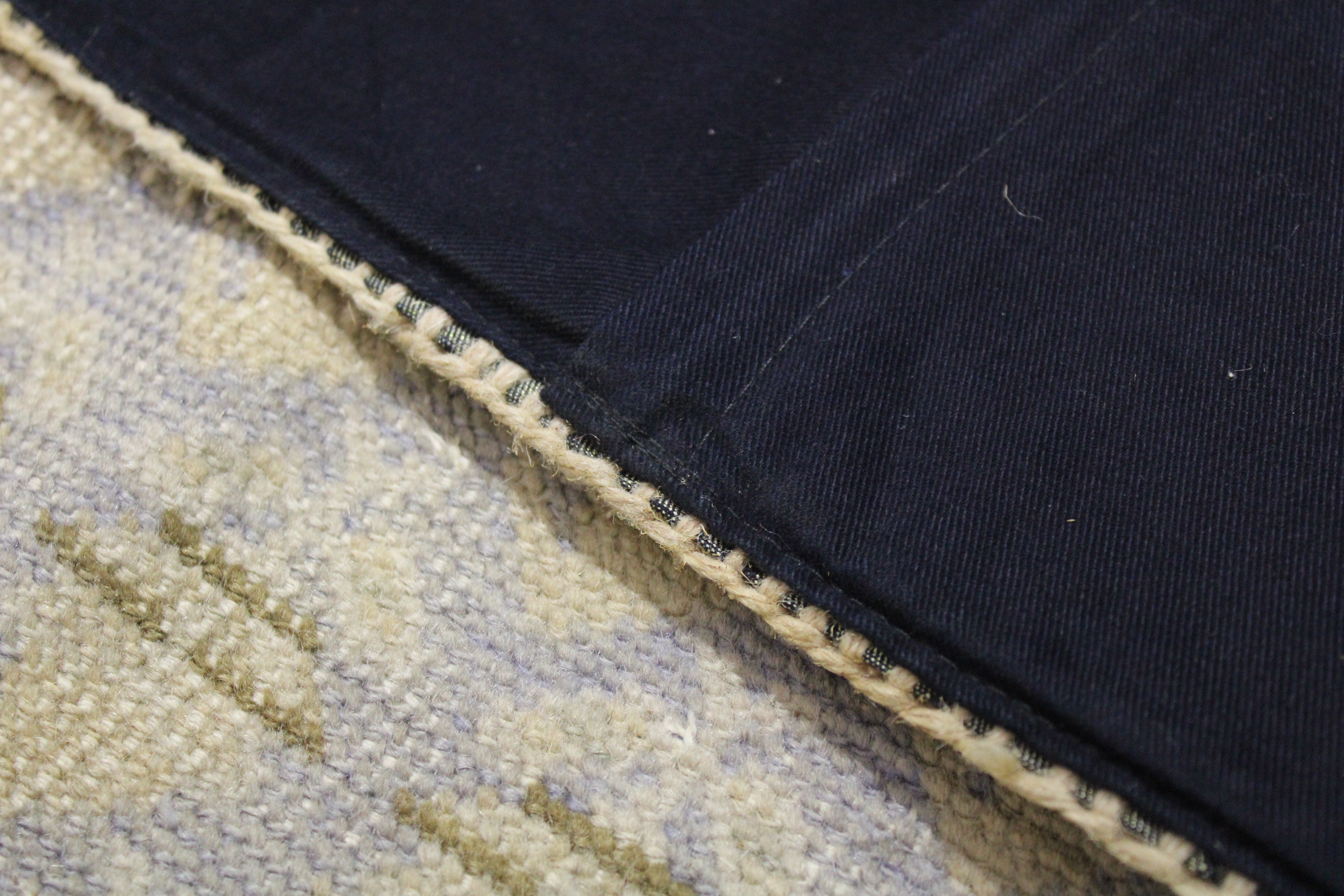 Turkish Patchwork Hand-Knotted Wool Rug