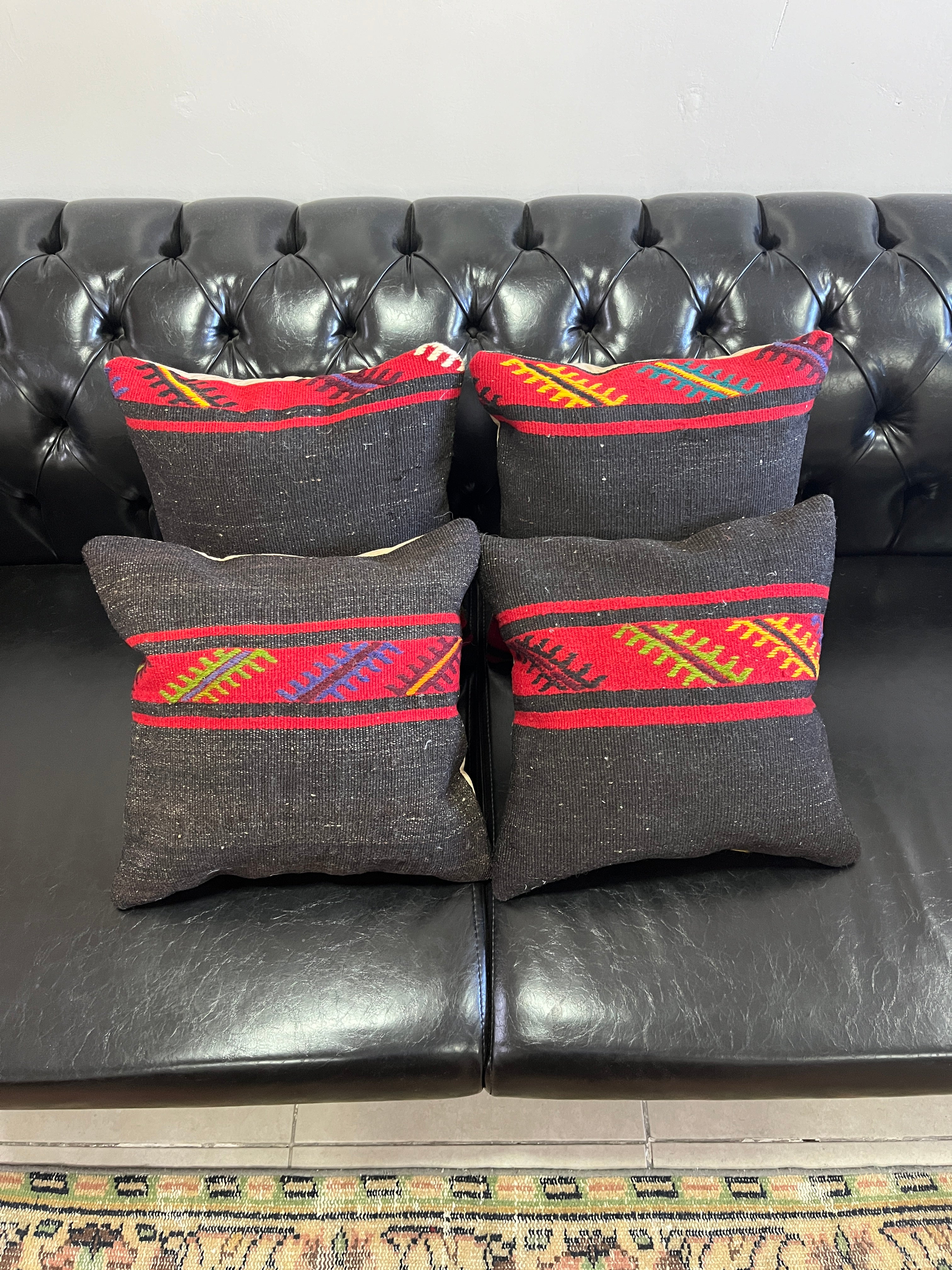 El Yapımı Otantik Yastık Kılıfı Seti