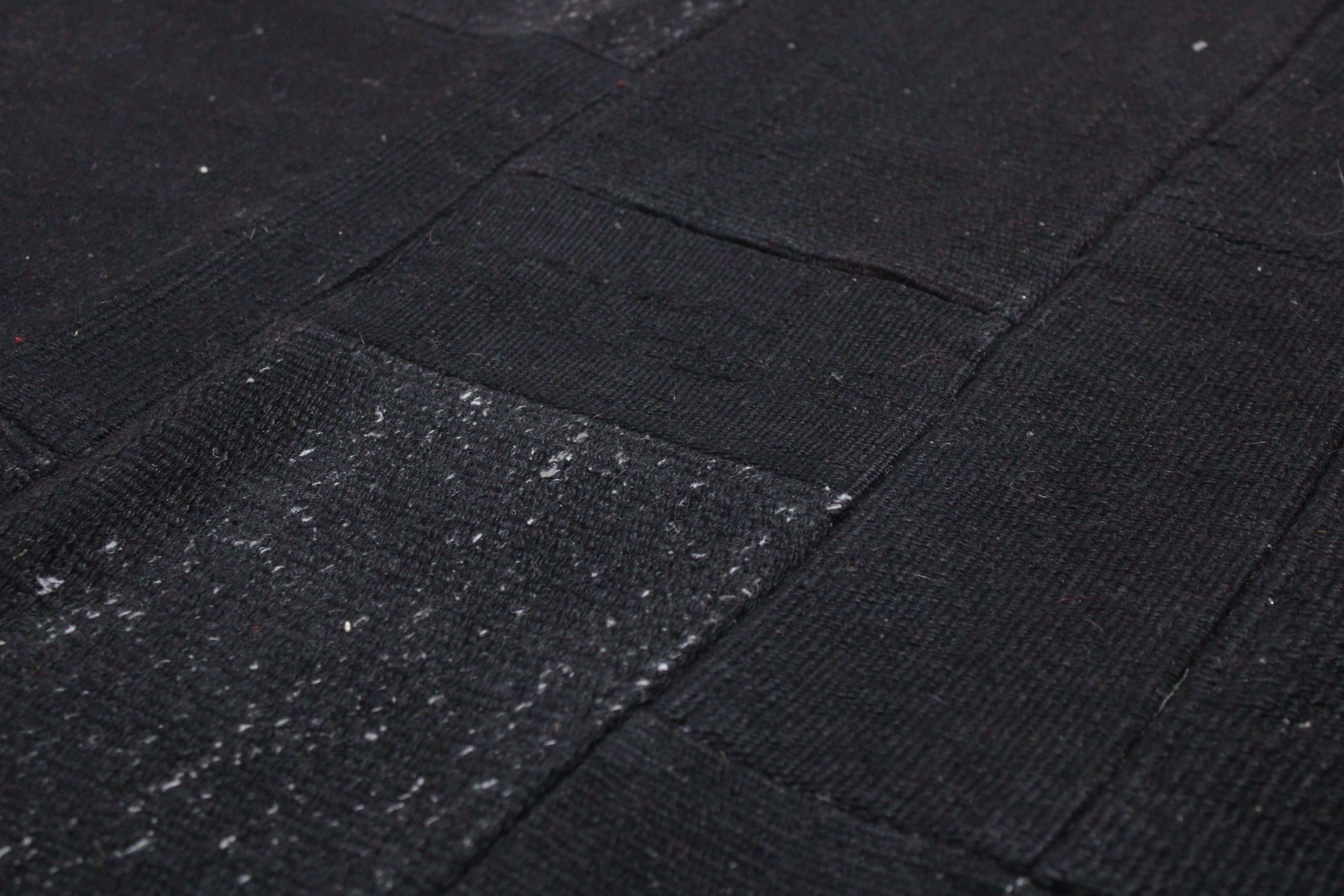 Turkish Patchwork Hand-Knotted Wool Rug