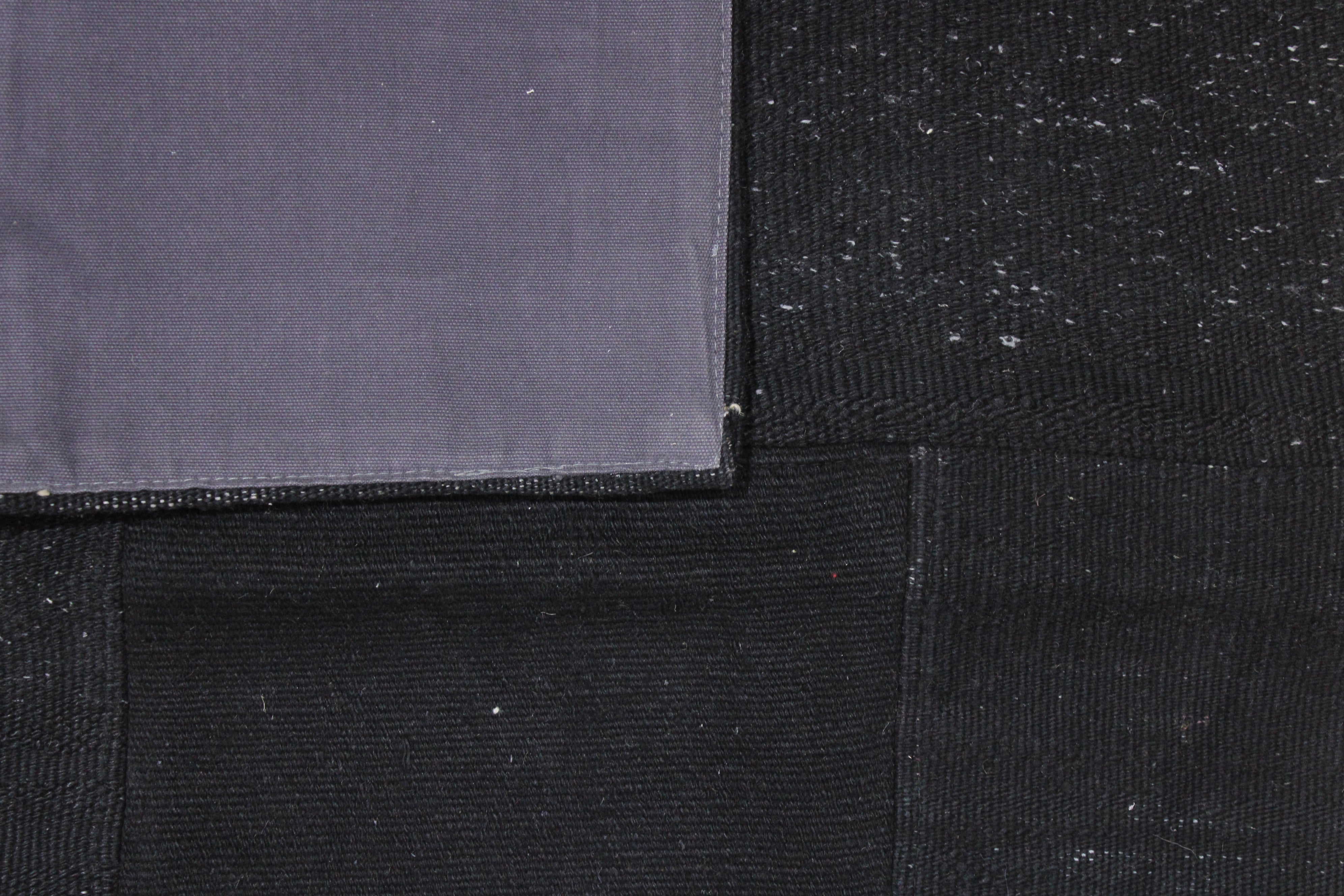 Turkish Patchwork Hand-Knotted Wool Rug