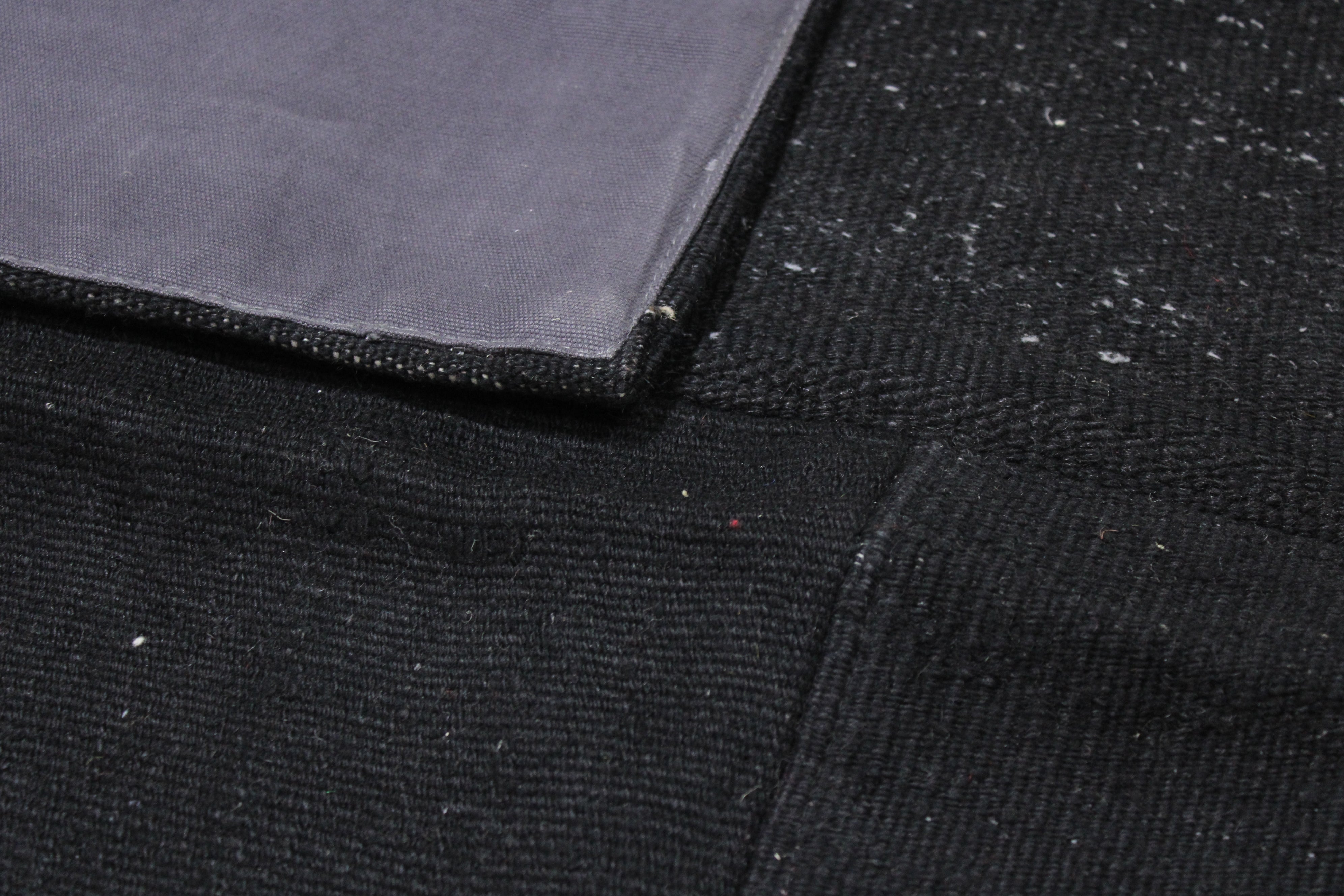 Turkish Patchwork Hand-Knotted Wool Rug