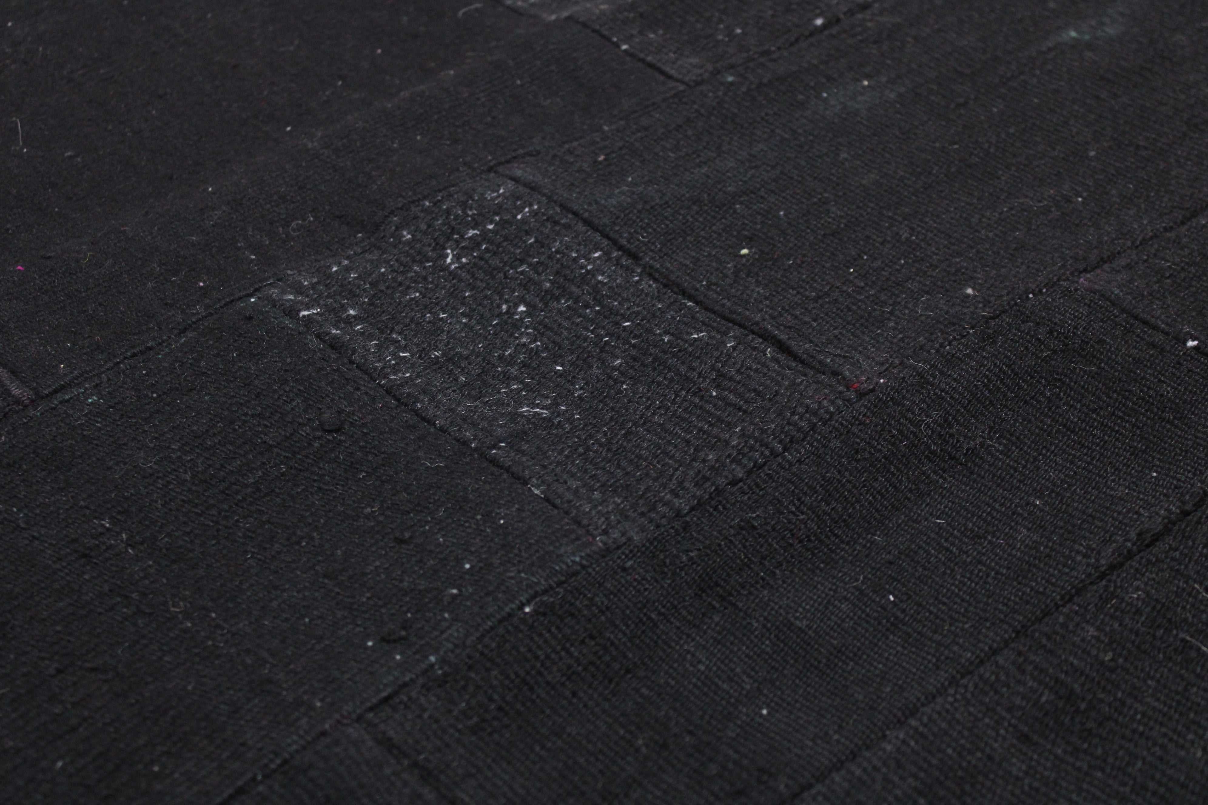 Turkish Patchwork Hand-Knotted Wool Rug