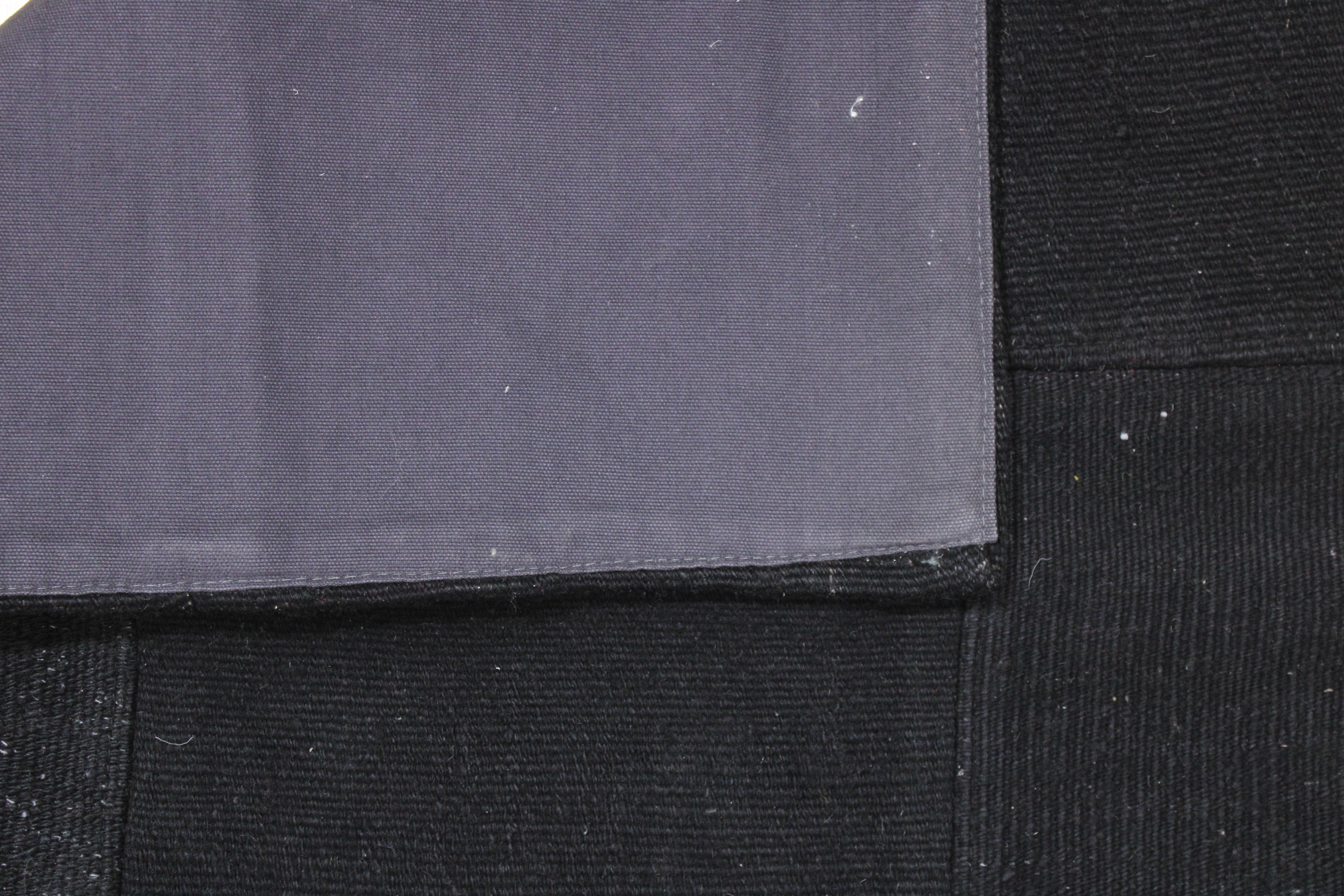 Turkish Patchwork Hand-Knotted Wool Rug