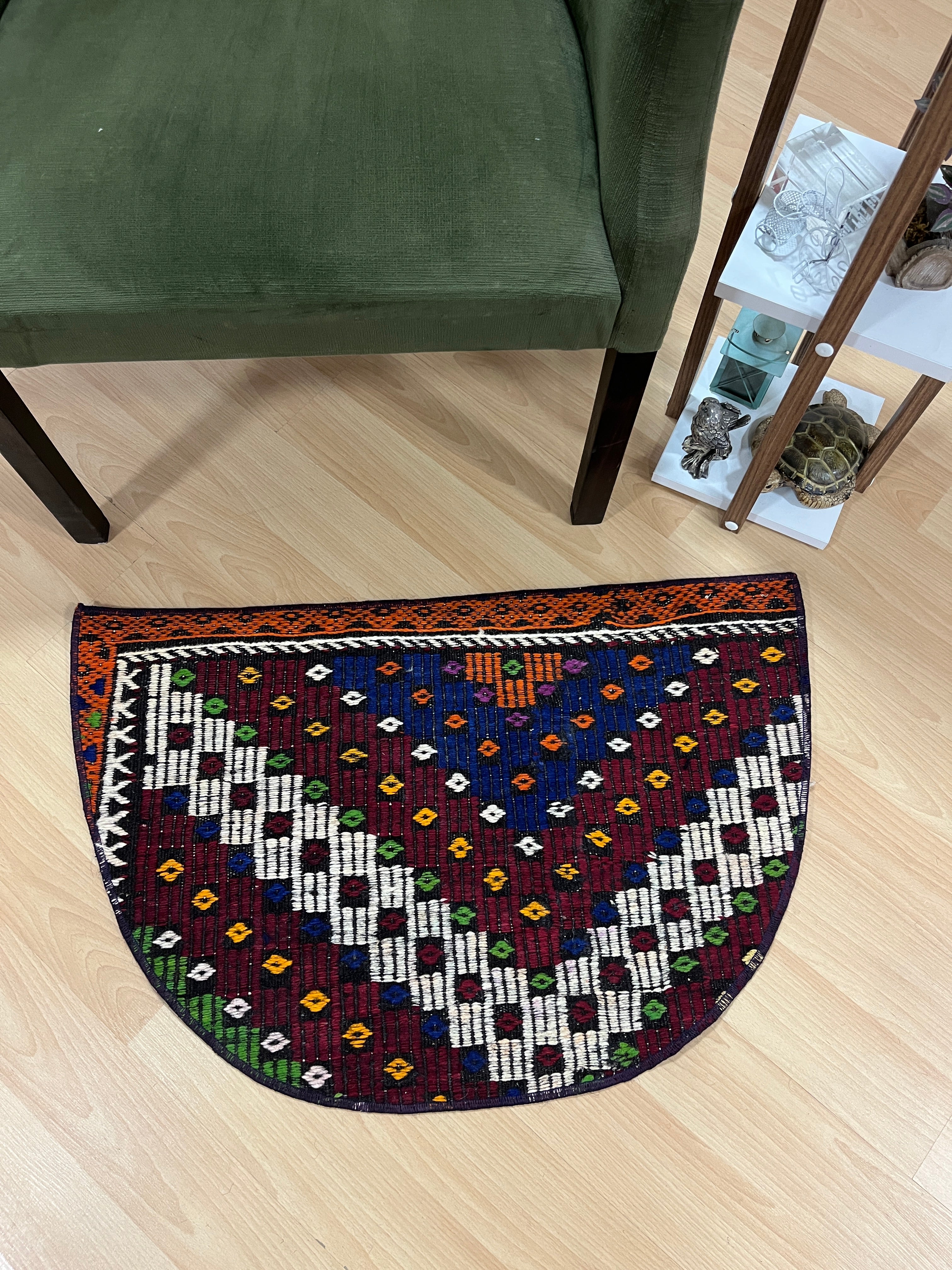 Authentic Handwoven Turkish Doormat Kilim
