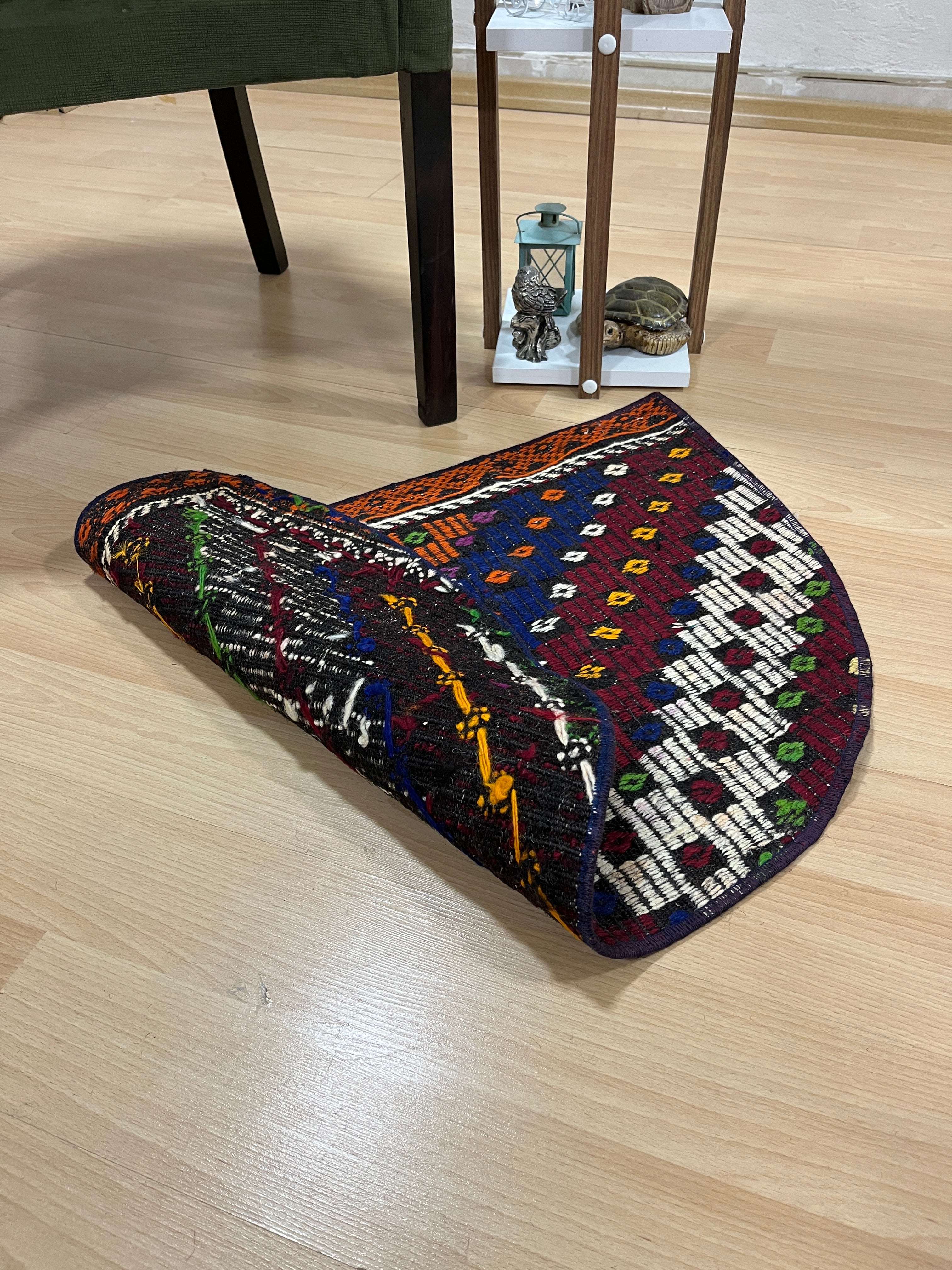 Authentic Handwoven Turkish Doormat Kilim