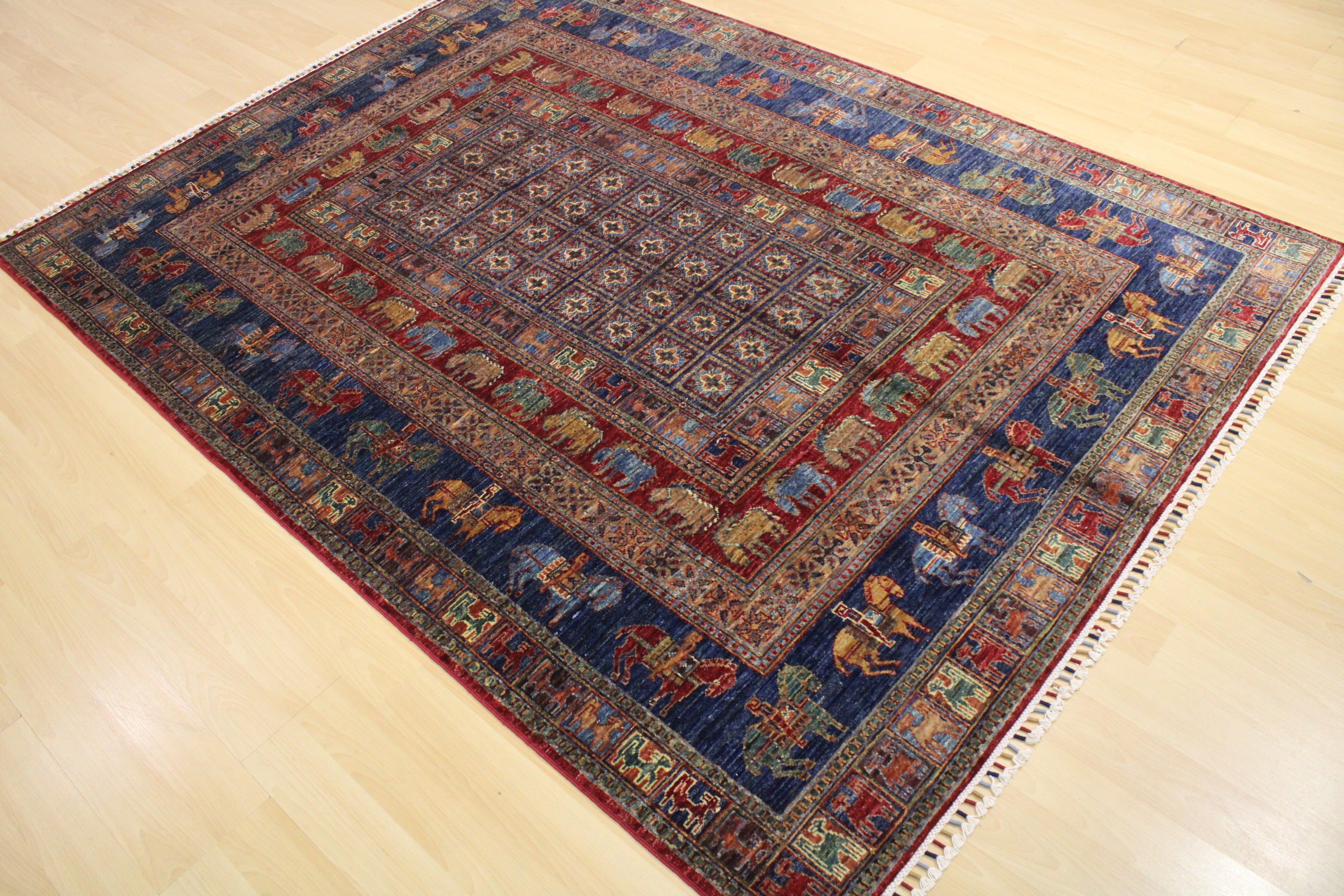Afghan Handmade Fine Quality "Pazyryk" Rug