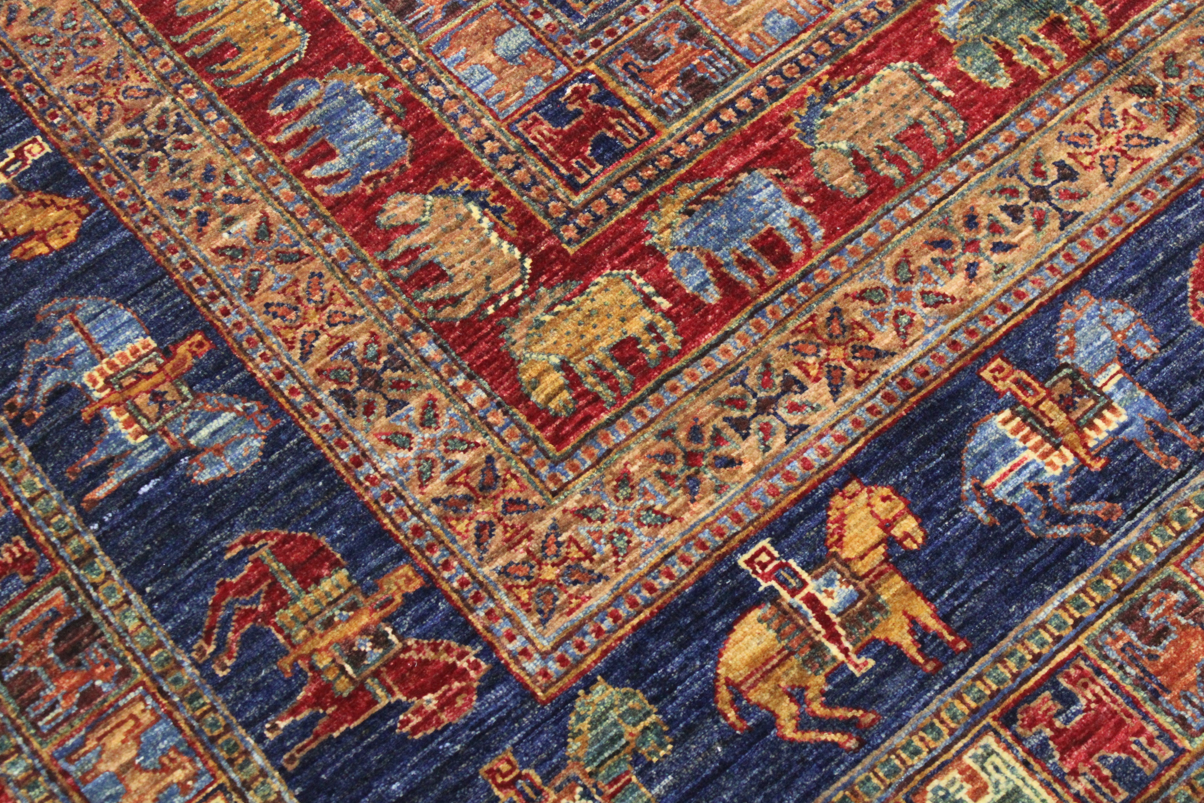 Afghan Handmade Fine Quality "Pazyryk" Rug