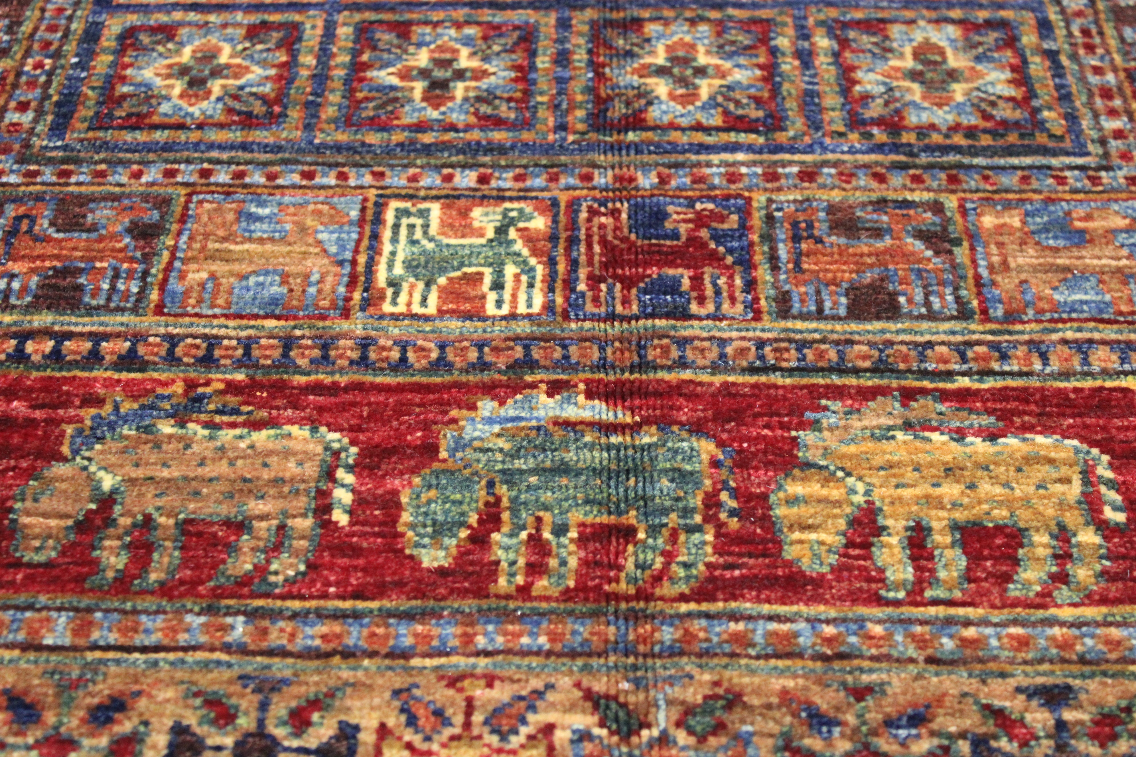 Afghan Handmade Fine Quality "Pazyryk" Rug