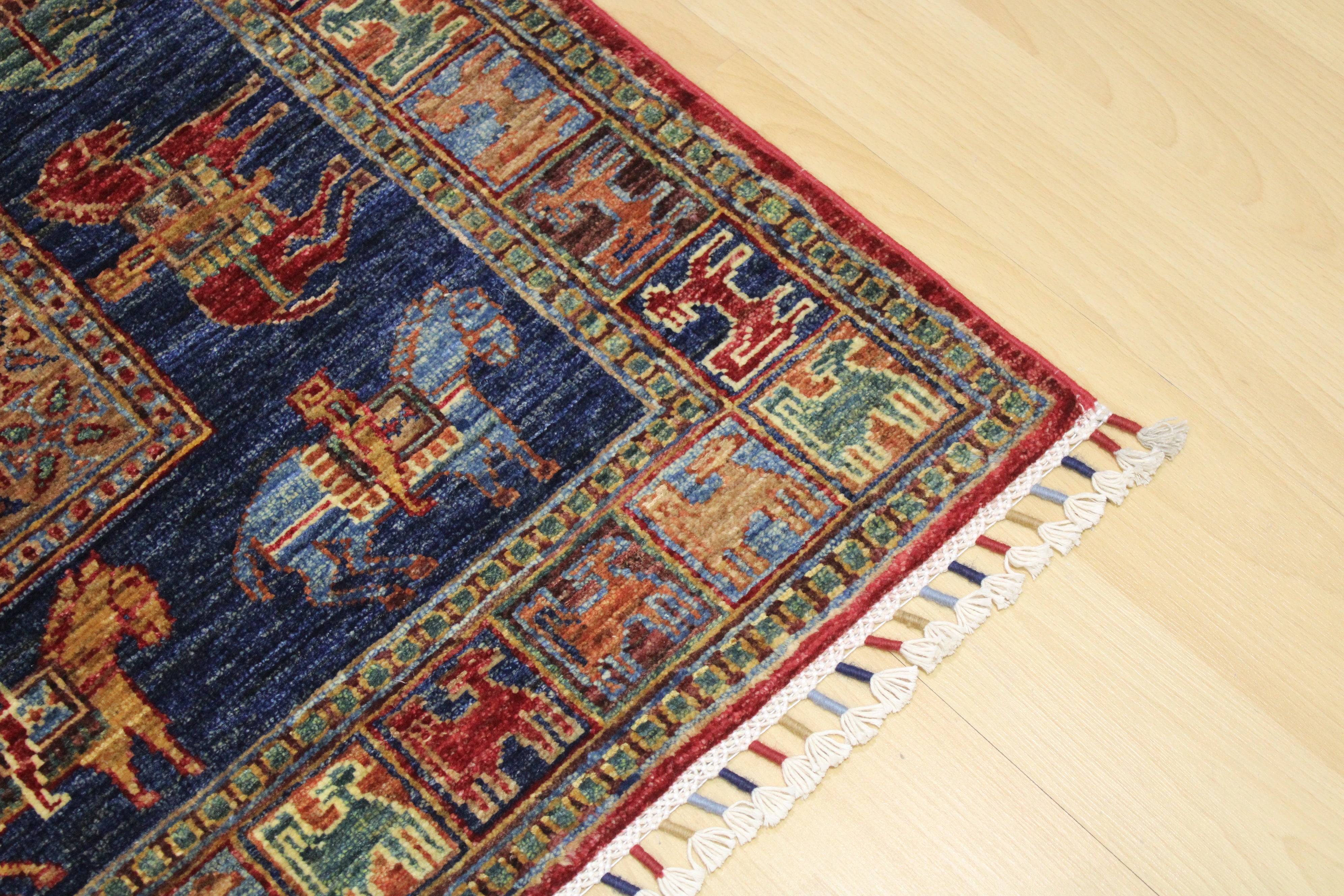 Afghan Handmade Fine Quality "Pazyryk" Rug