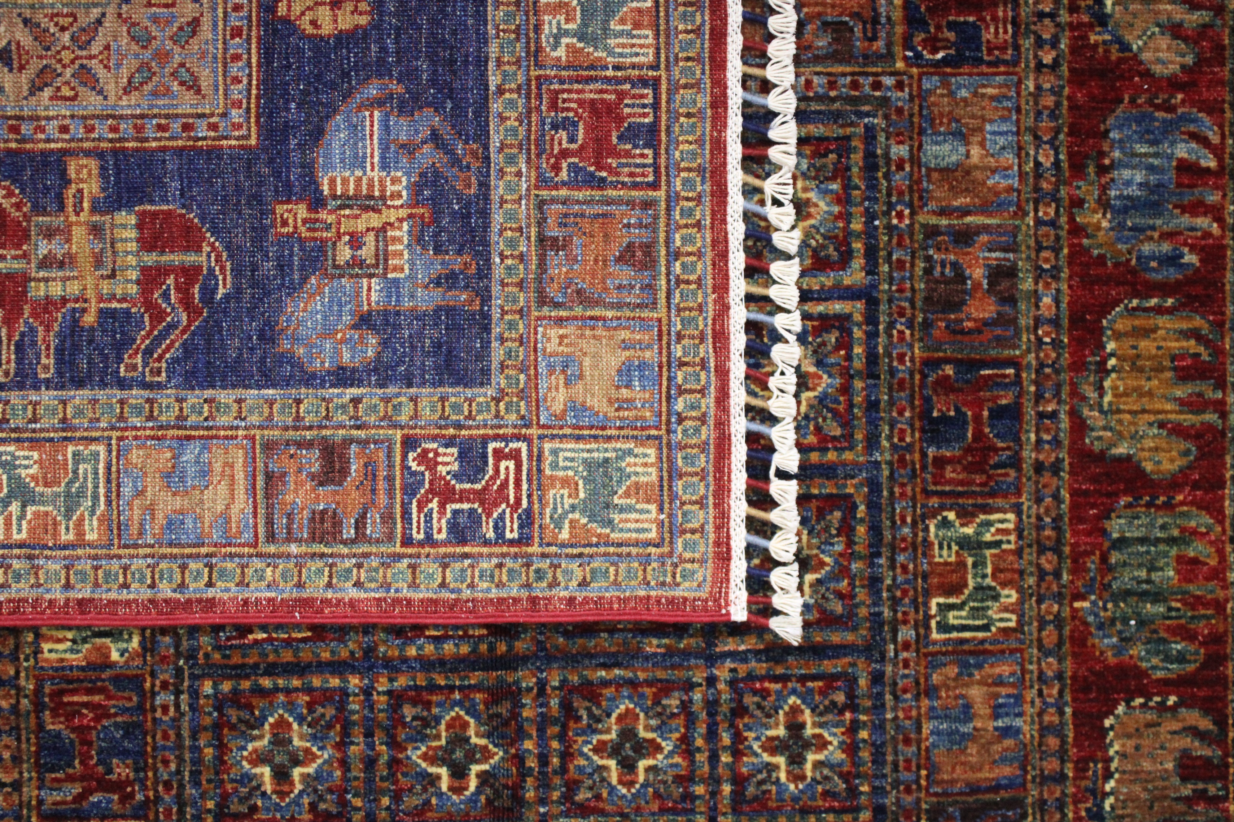 Afghan Handmade Fine Quality "Pazyryk" Rug
