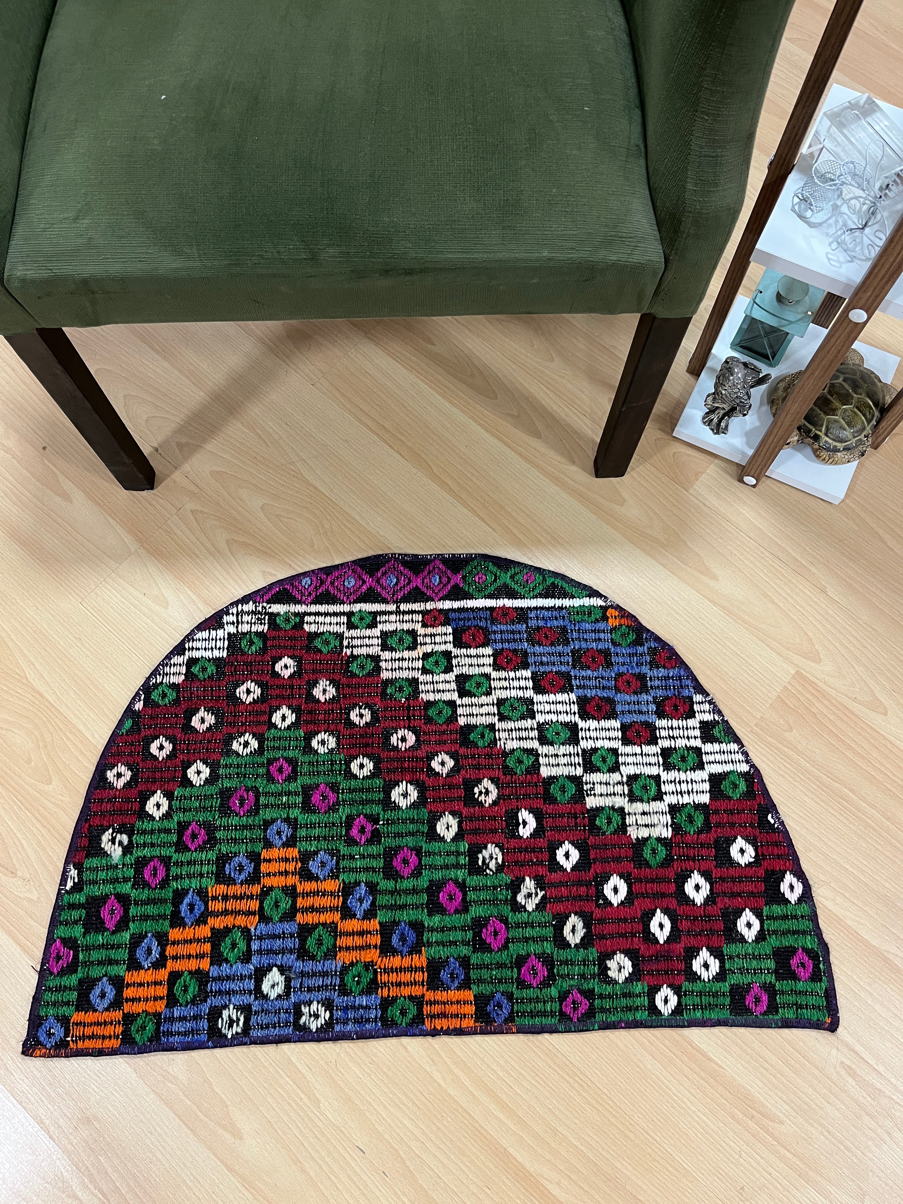 Authentic Handwoven Turkish Doormat Kilim