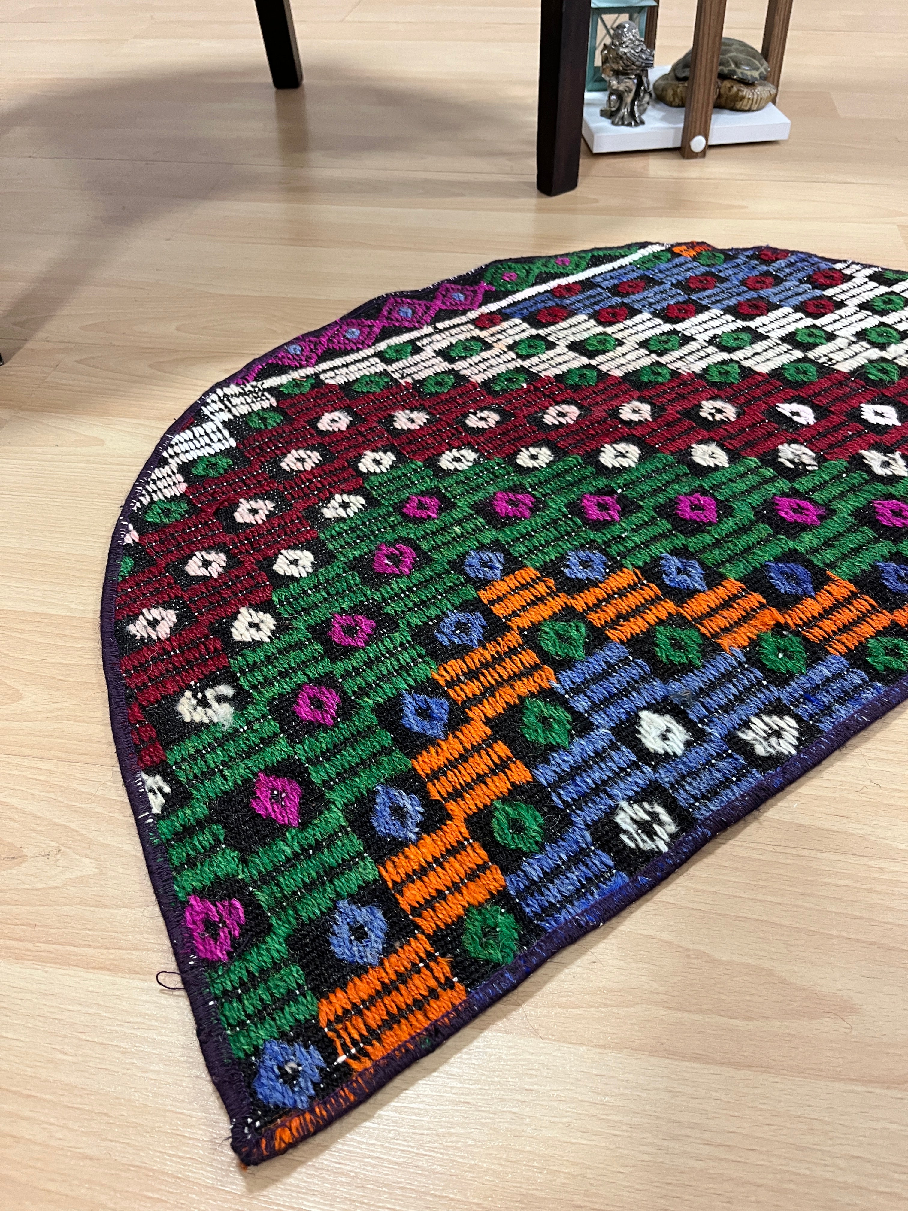 Authentic Handwoven Turkish Doormat Kilim