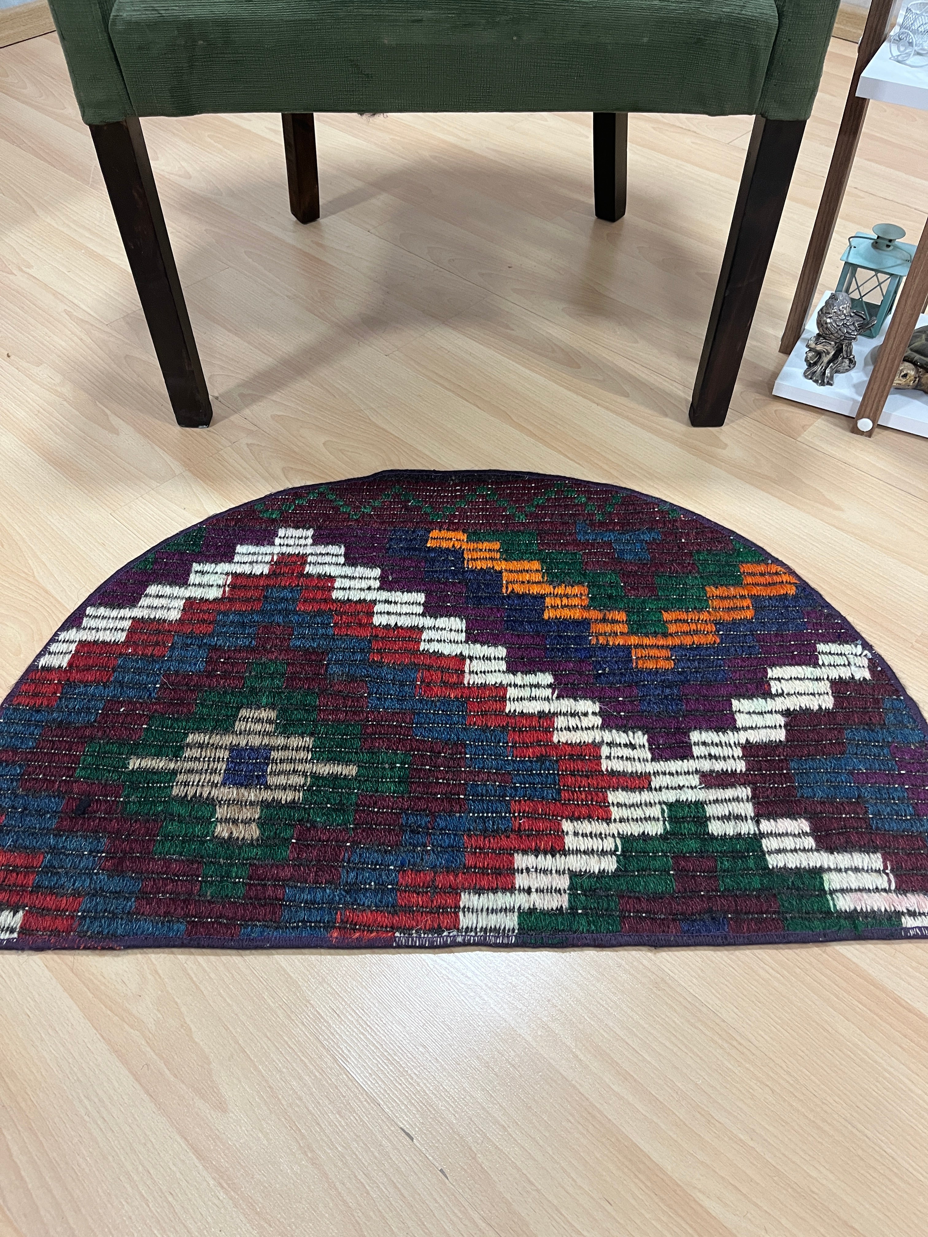 Authentic Handwoven Turkish Doormat Kilim