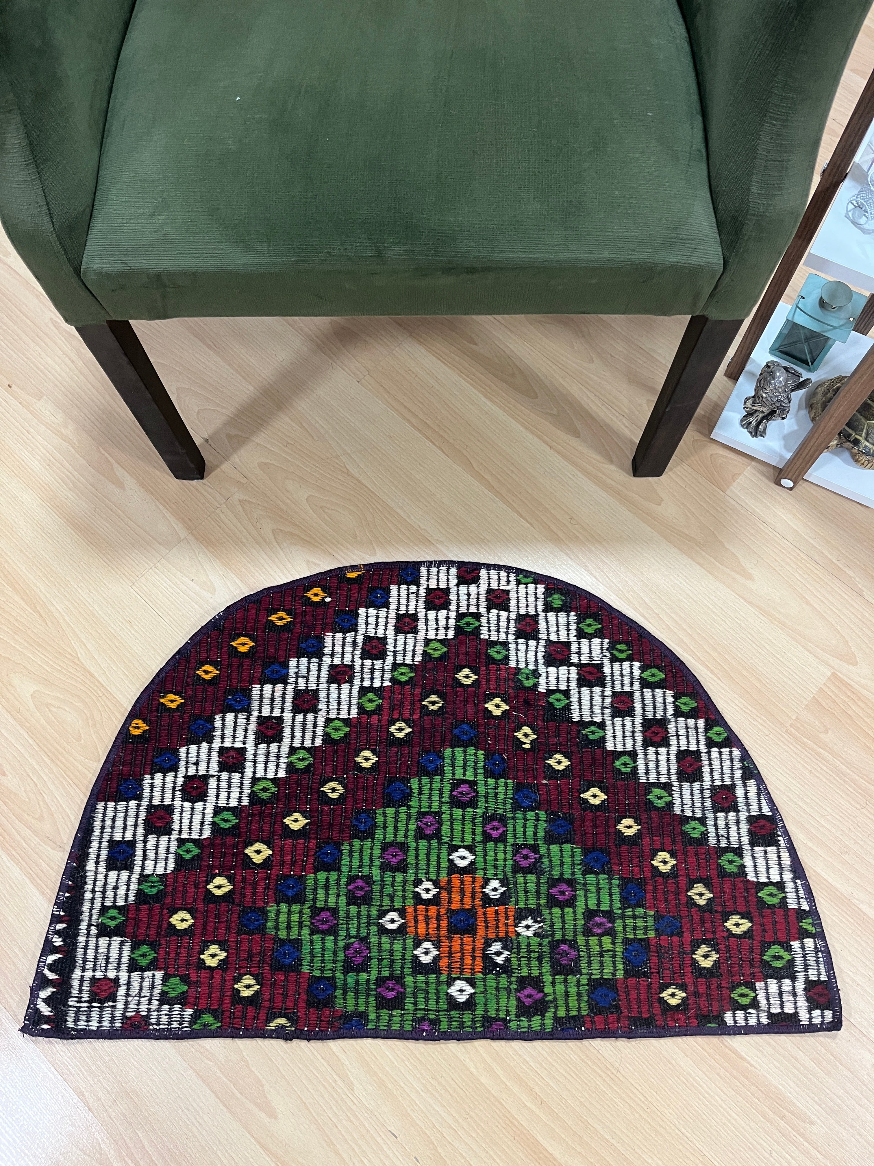 Authentic Handwoven Turkish Doormat Kilim