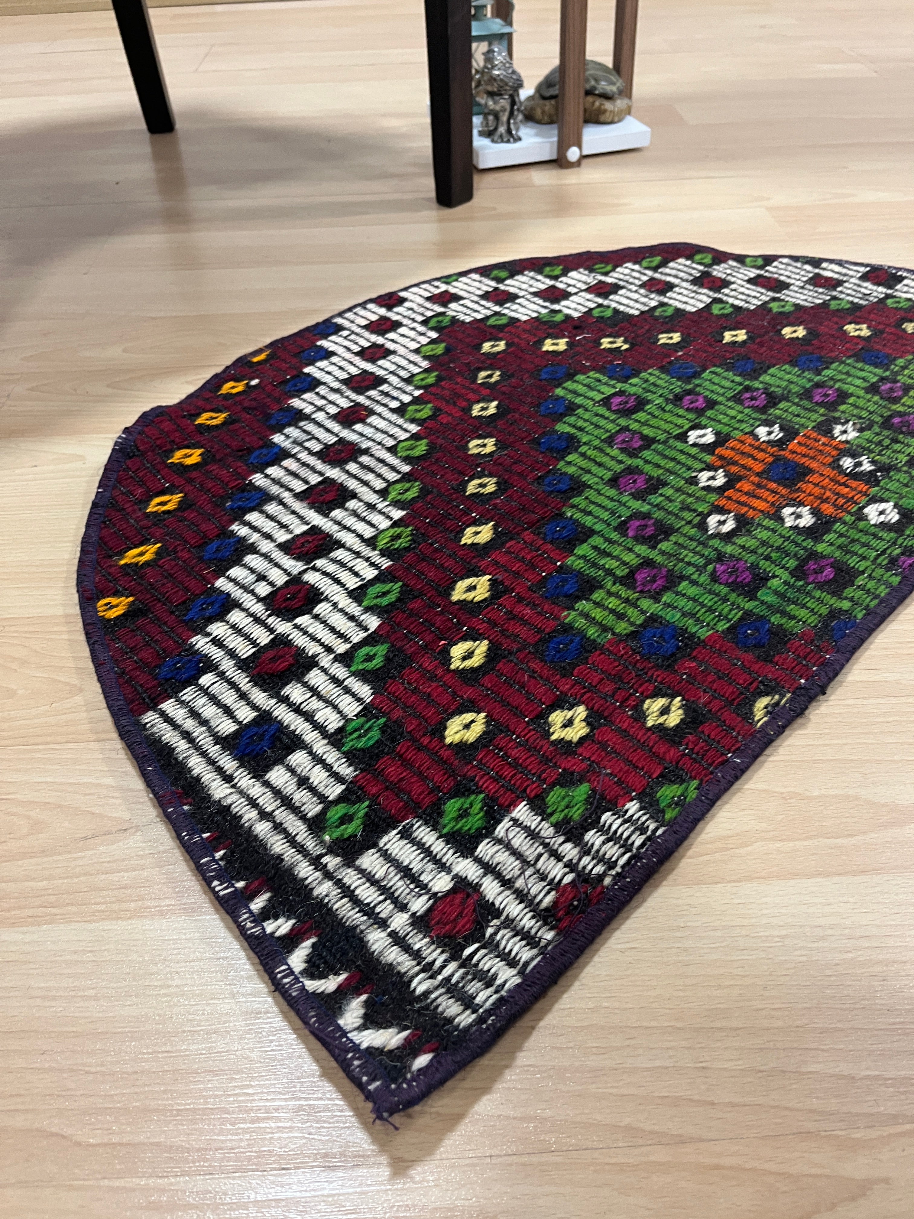 Authentic Handwoven Turkish Doormat Kilim