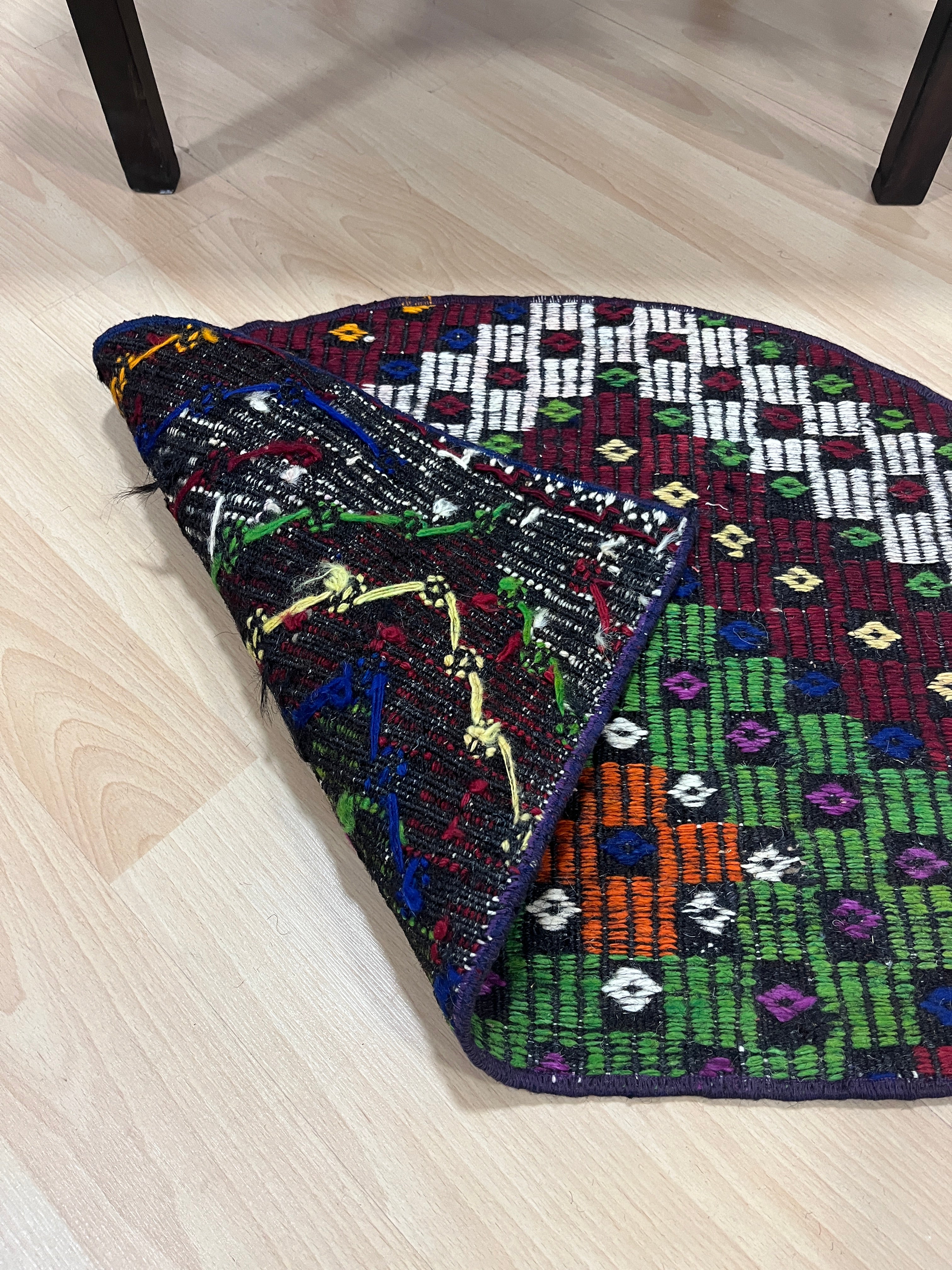 Authentic Handwoven Turkish Doormat Kilim