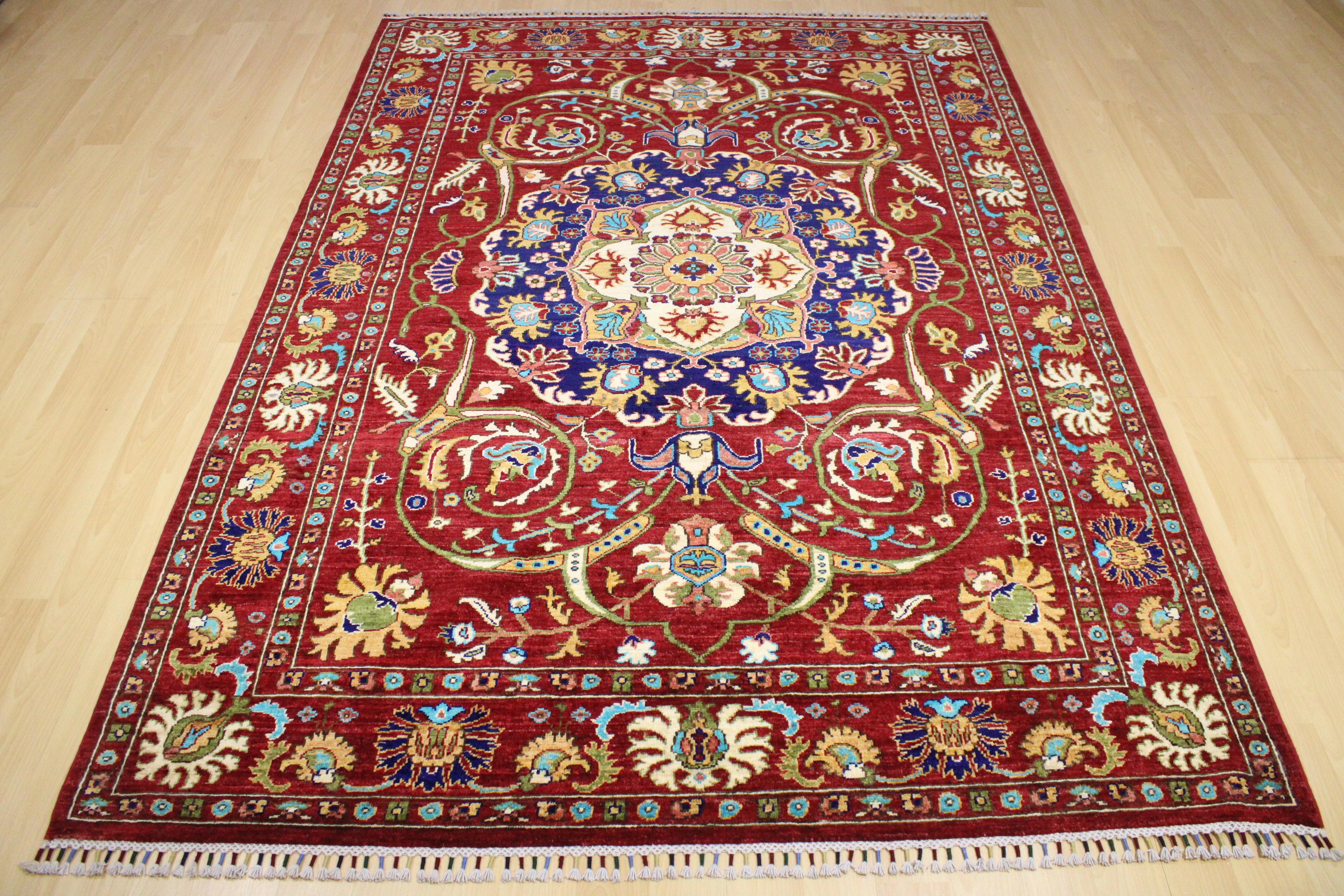 Afghan Handmade Fine Quality "Heriz" Rug