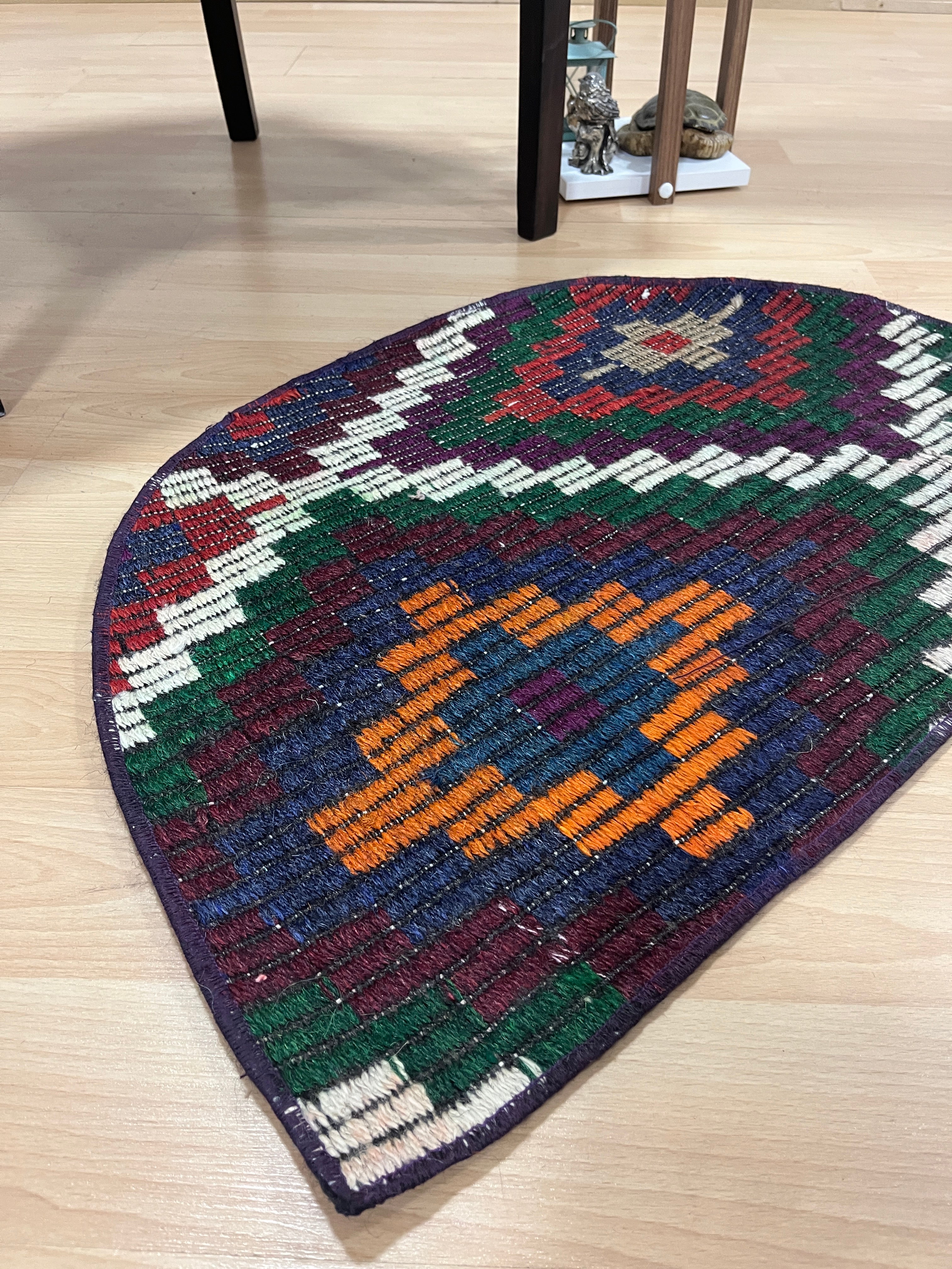 Authentic Handwoven Turkish Doormat Kilim