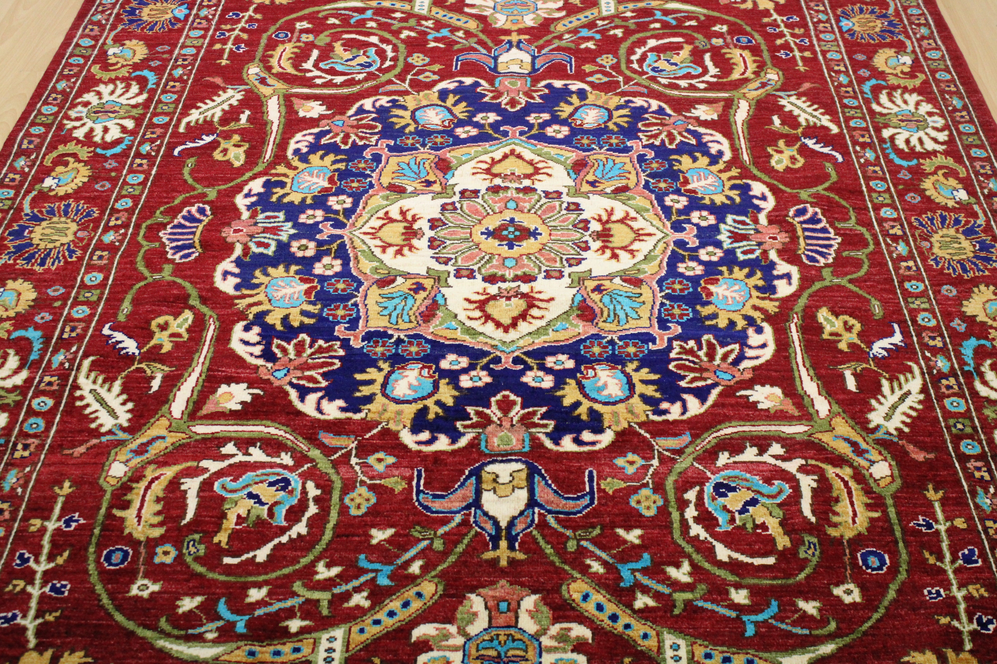Afghan Handmade Fine Quality "Heriz" Rug