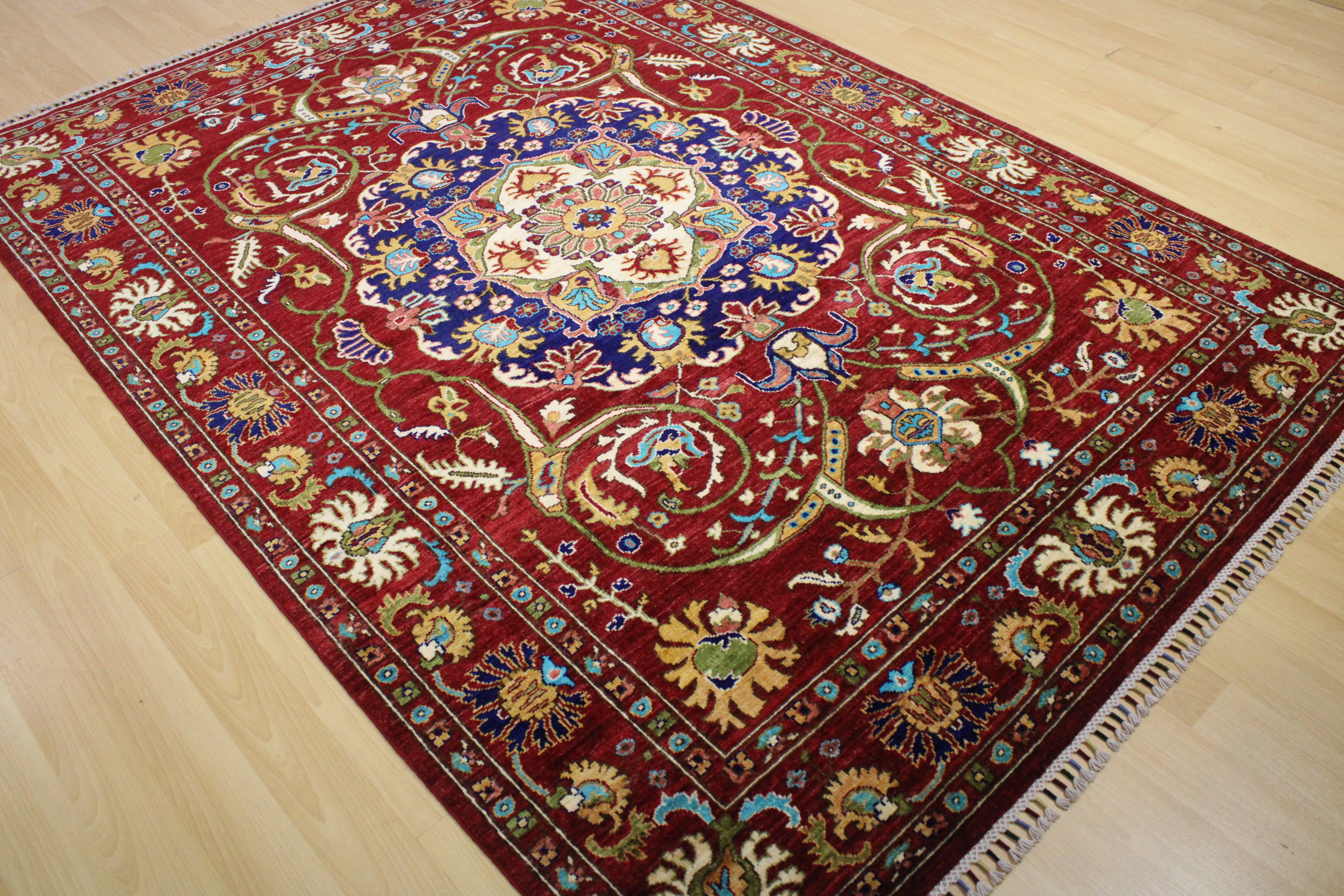 Afghan Handmade Fine Quality "Heriz" Rug