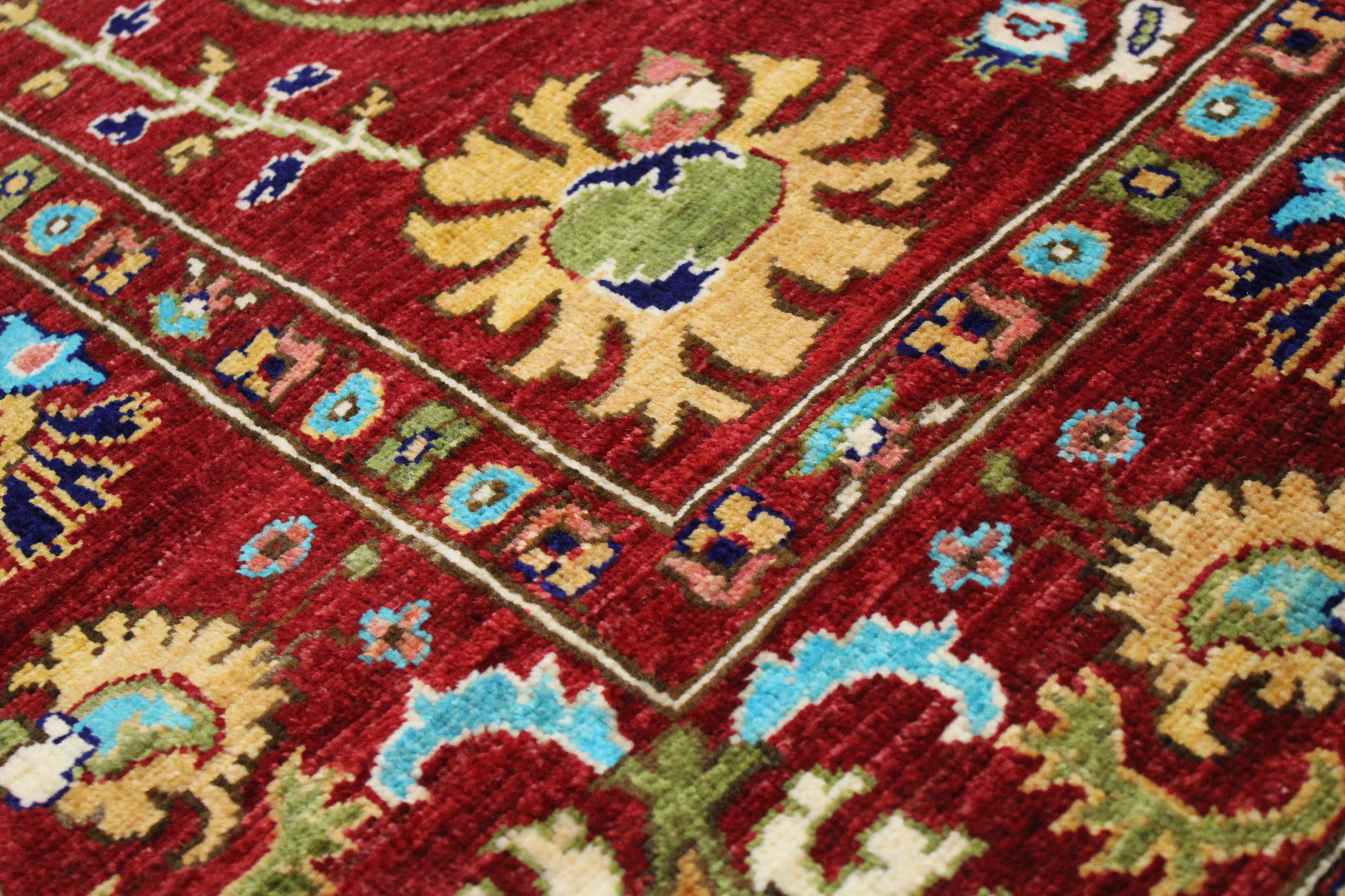 Afghan Handmade Fine Quality "Heriz" Rug
