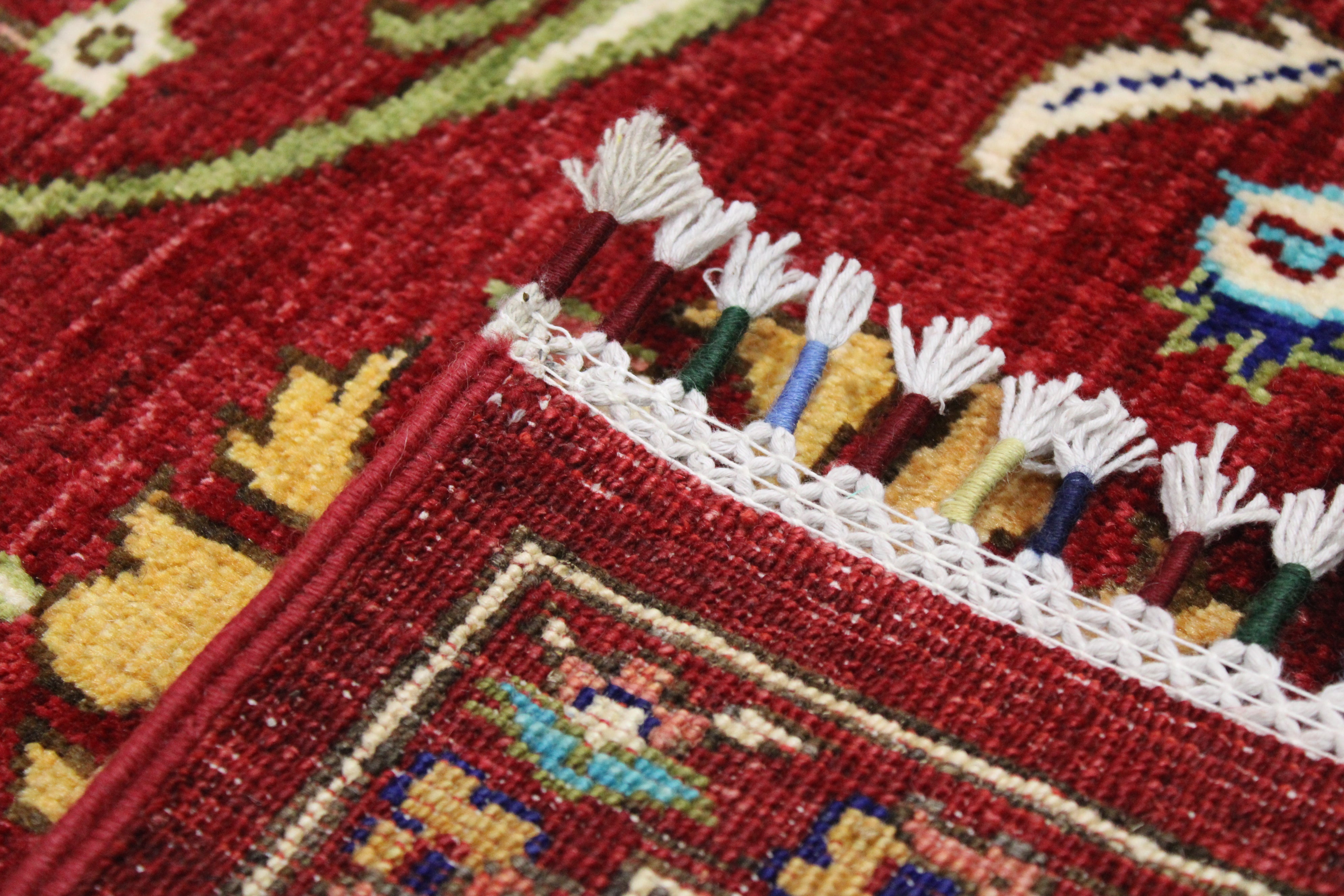 Afghan Handmade Fine Quality "Heriz" Rug