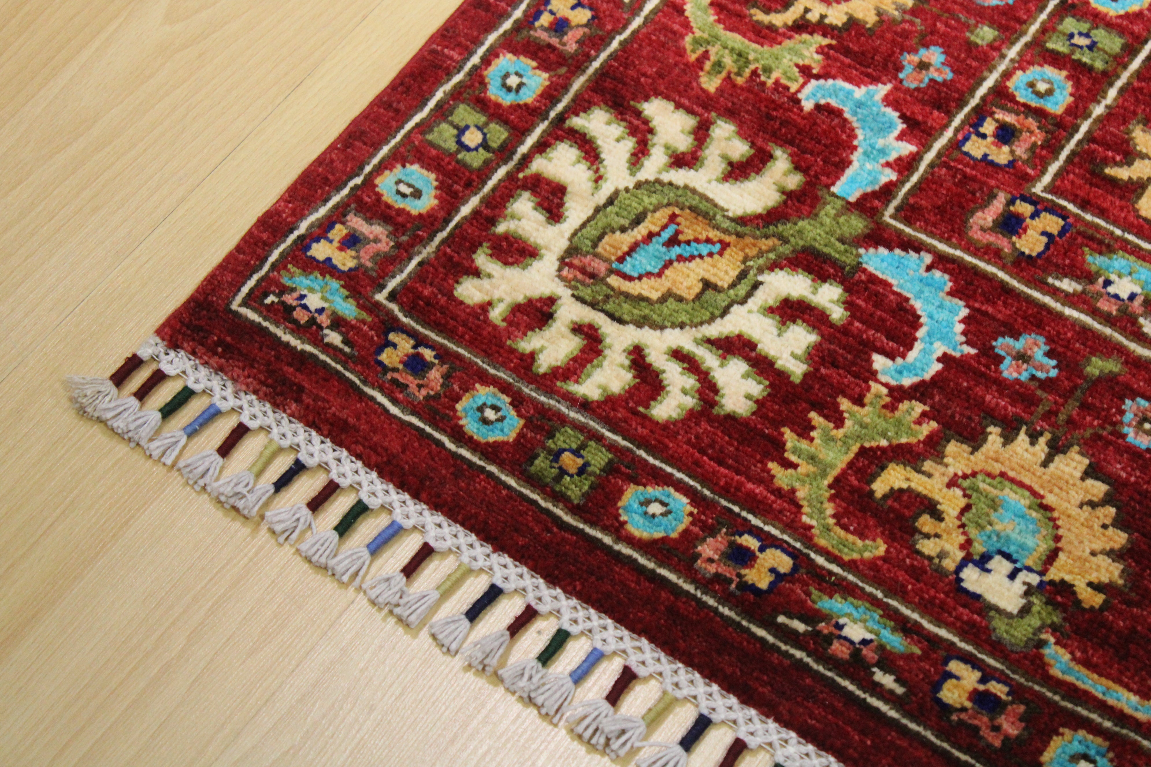 Afghan Handmade Fine Quality "Heriz" Rug