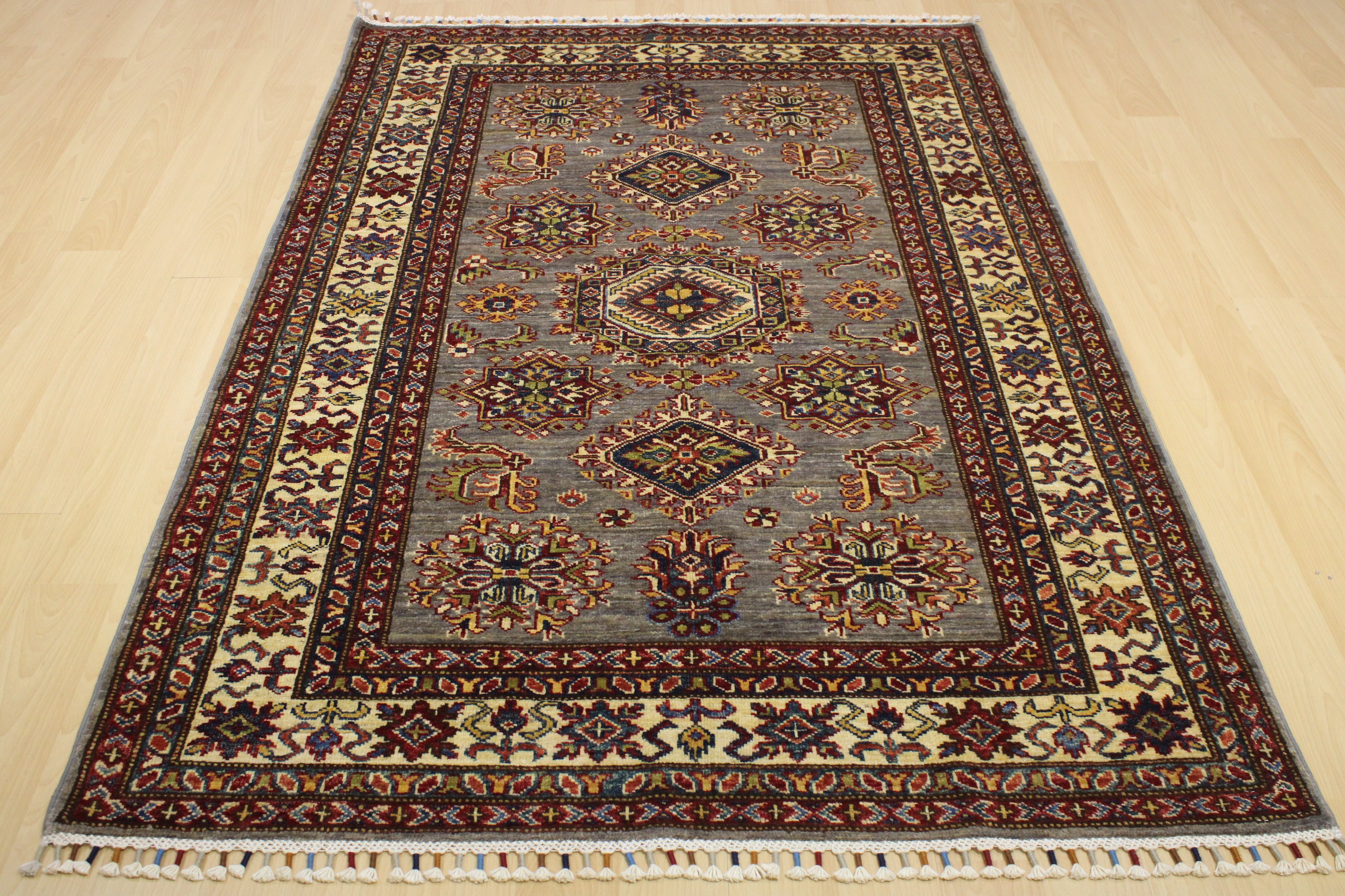Afghan Handmade Fine Quality Kazak "Shirvan" Rug