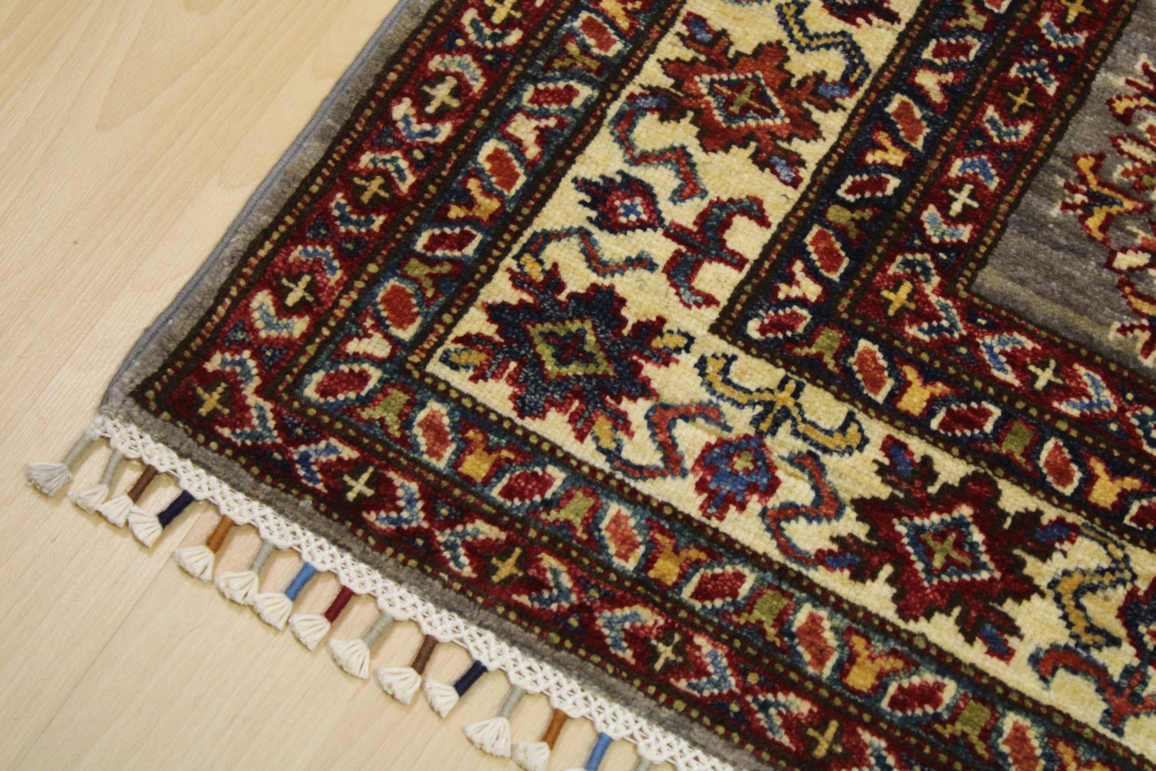 Afghan Handmade Fine Quality Kazak "Shirvan" Rug